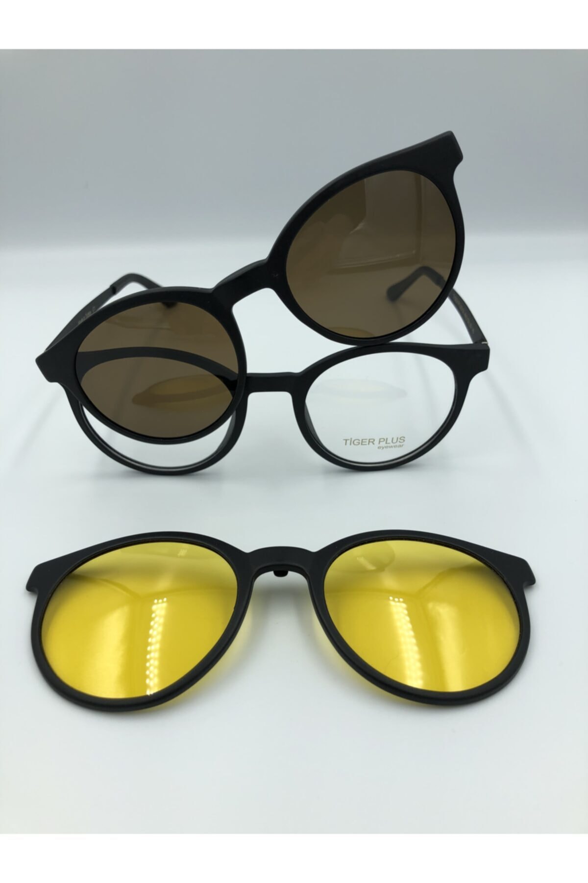 Tiger Plus Polarize Camlı Klipsli Metal Gözlük 4013-52-20-140c1