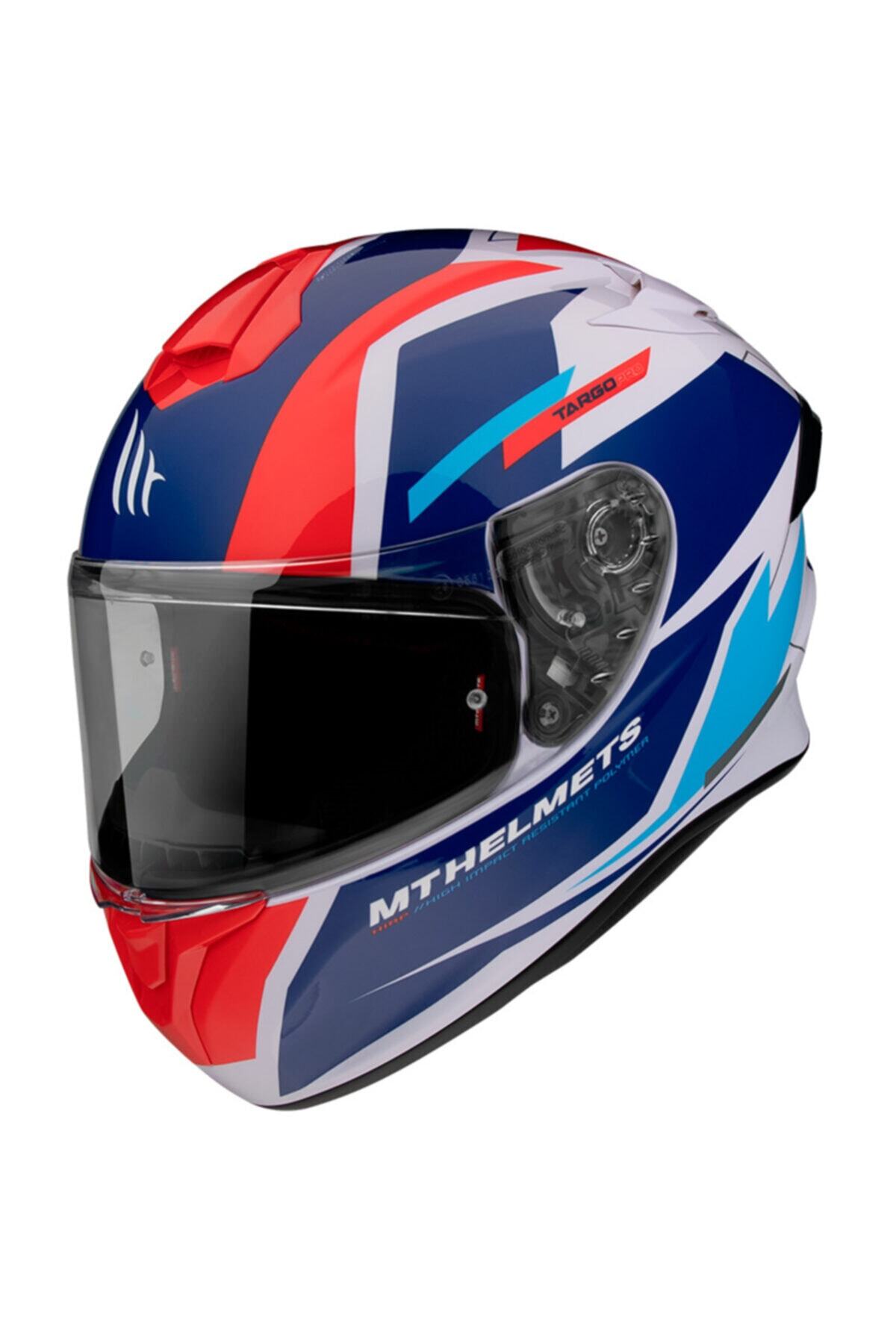 MT Helmets Kask Mt Targo Pro Sound D15 Gloss Pearl Red
