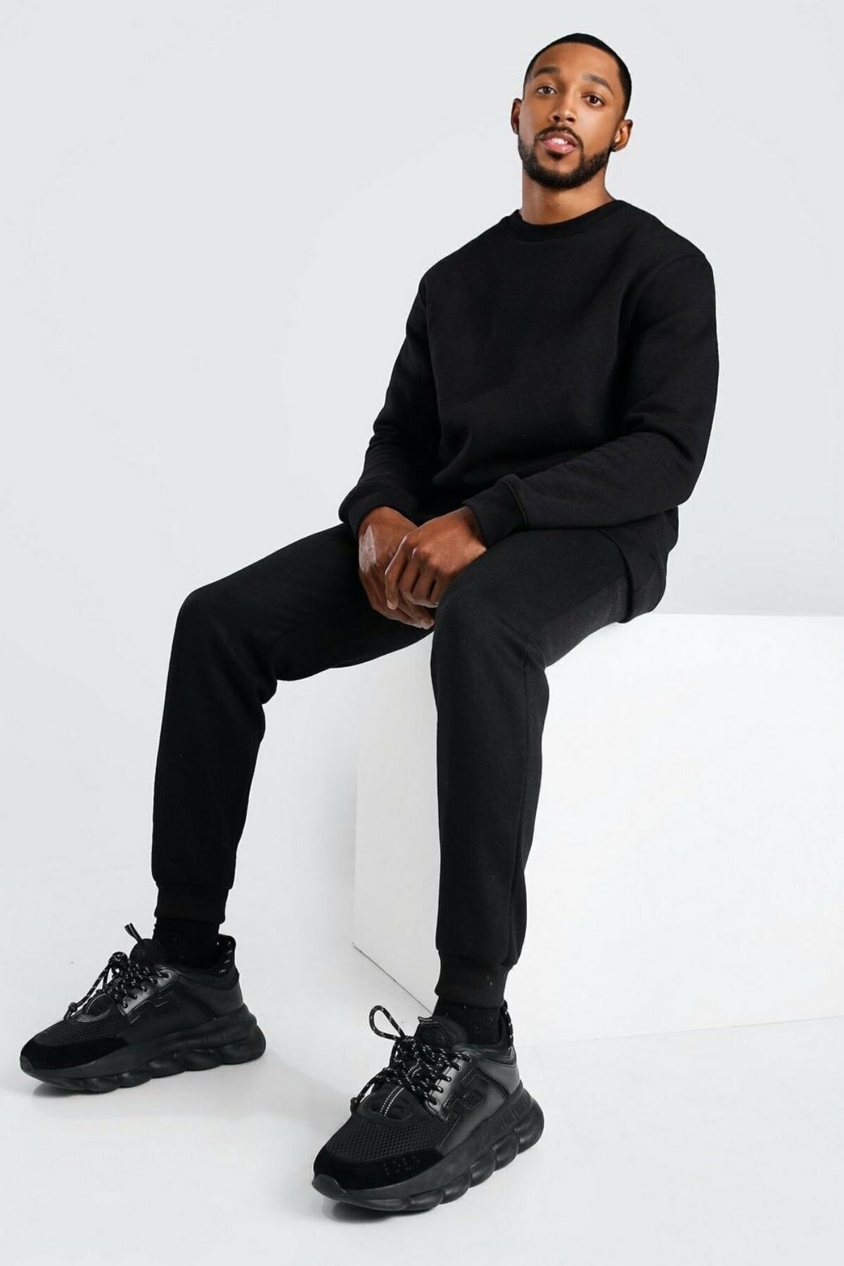 westkombin Erkek Siyah Takım Sw