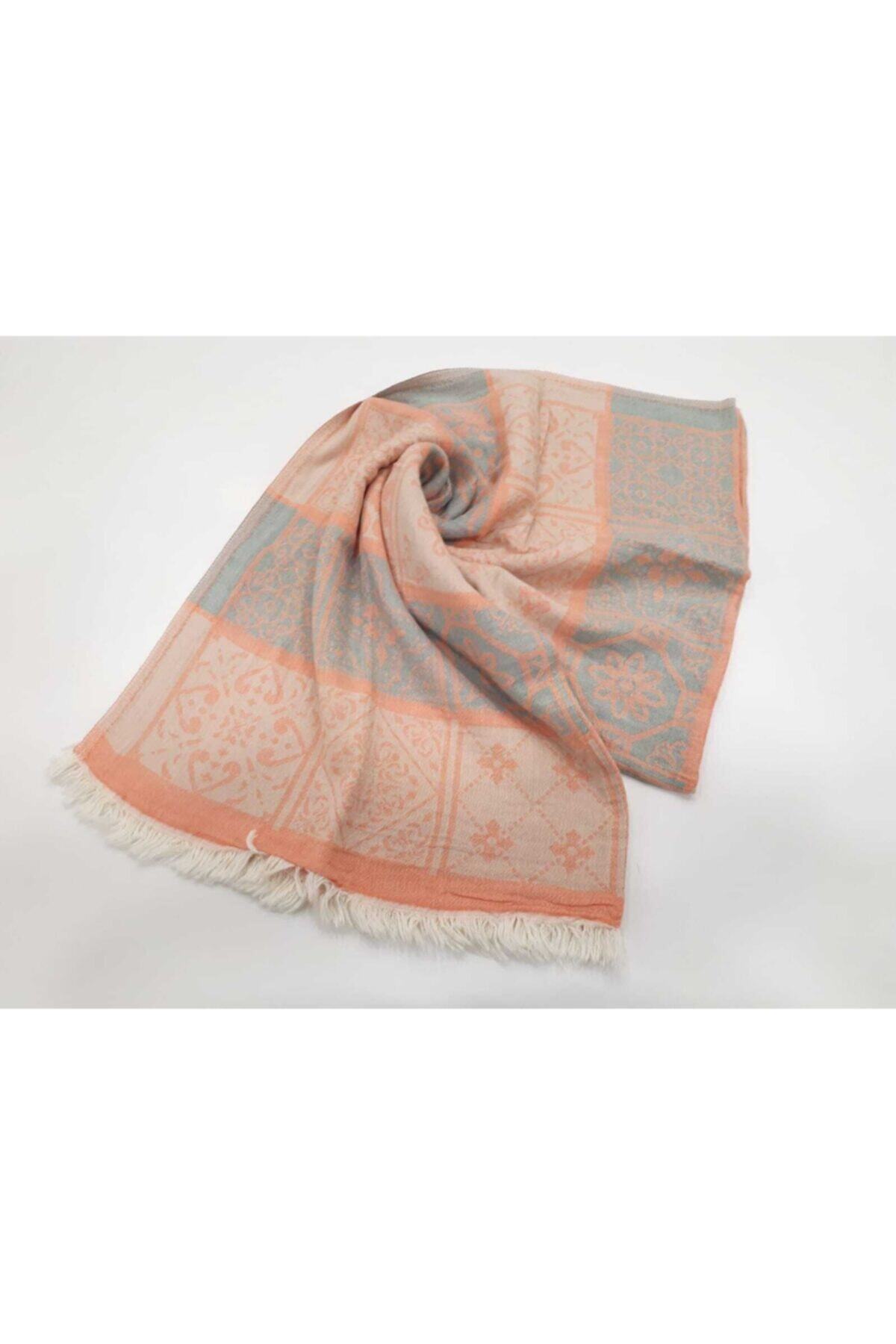 Peshtemal And Peshkir by HAKAN Tekstil Şal Peştemal (orange,gri)