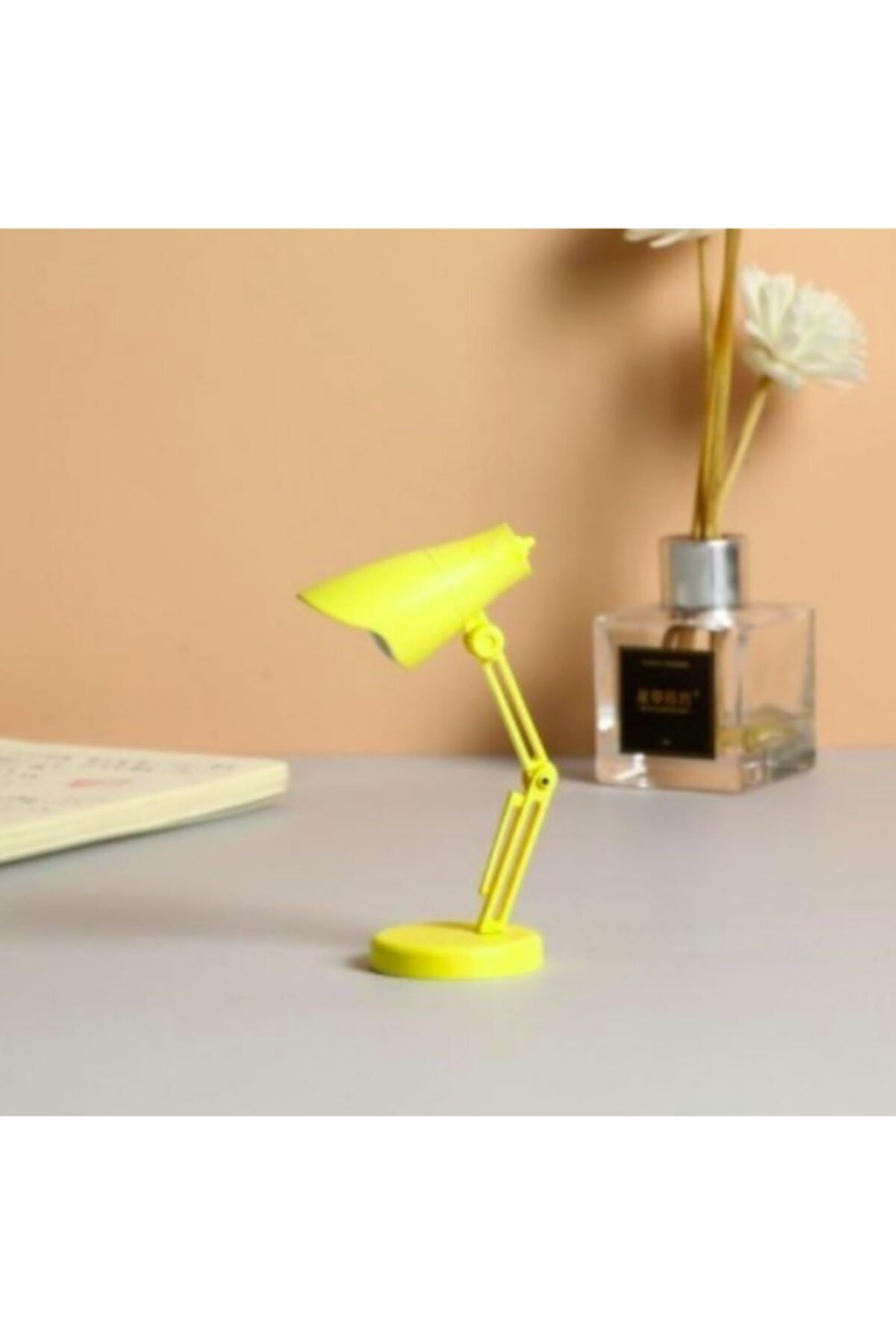 1tech Mini Sarı Renk Katlanabilir Led Masa Ve Kitap Okuma Lambası