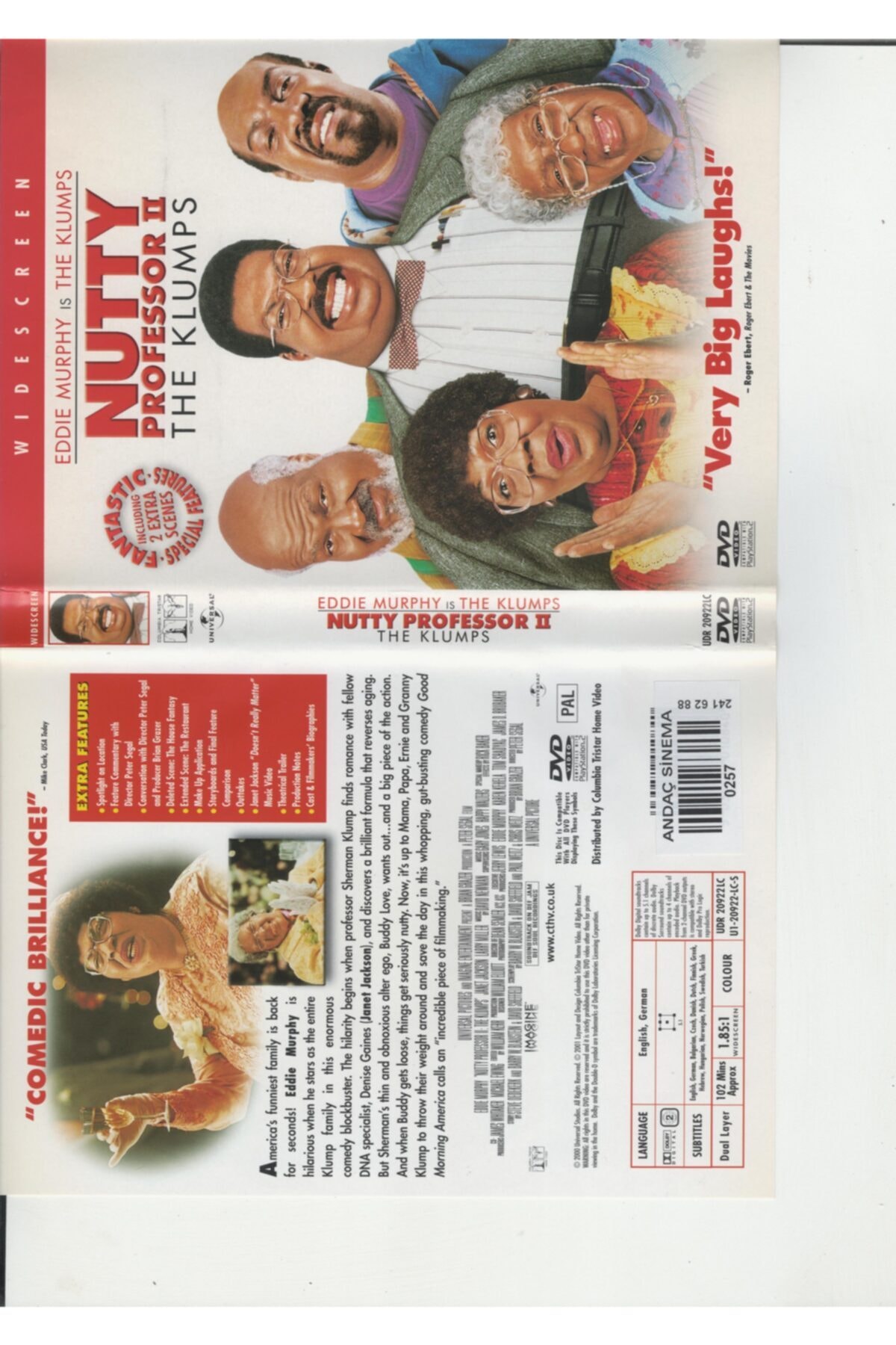 DVD Çatlak Profesör 2