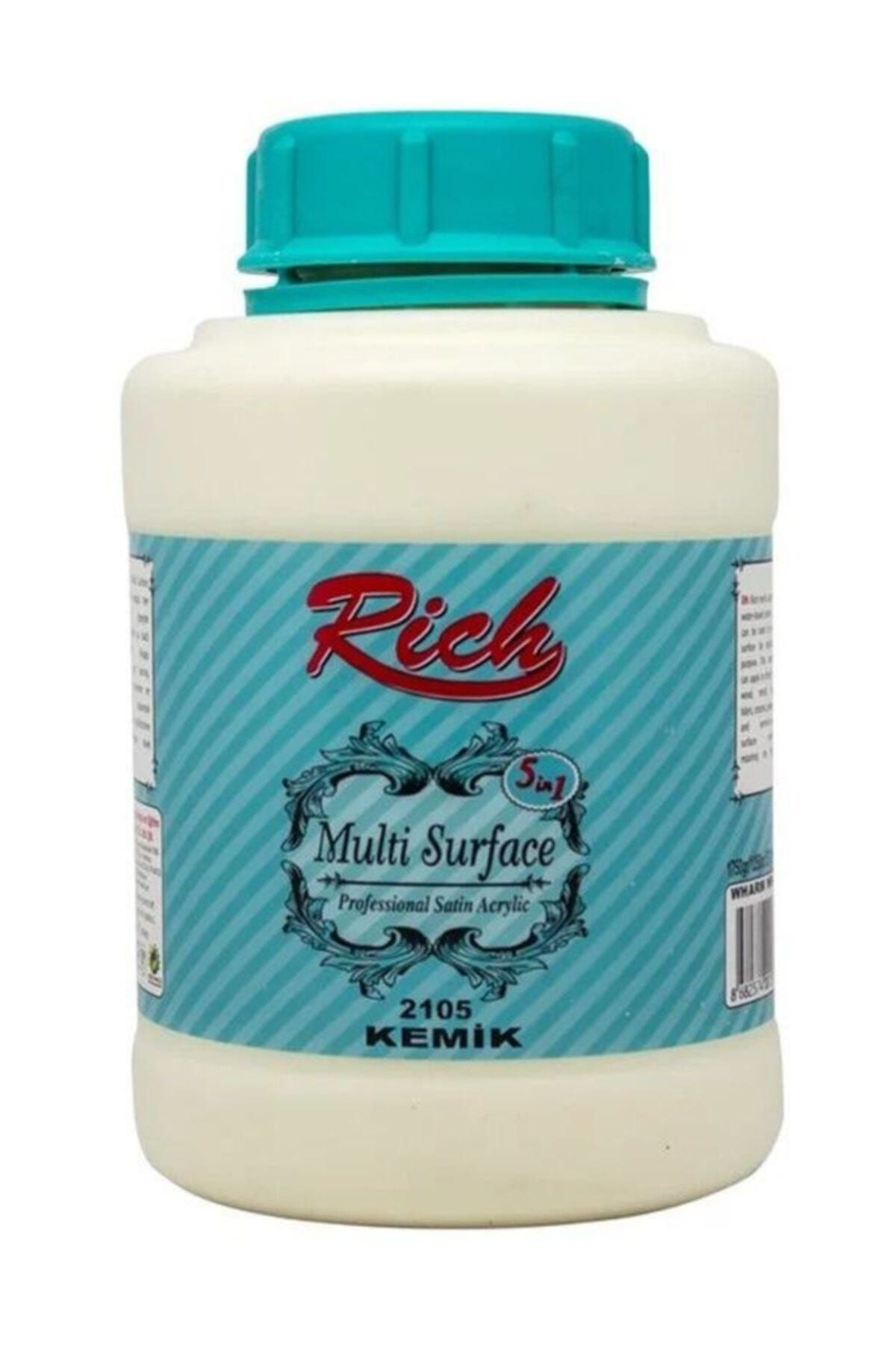 Rich Multi Surface Her Yüzey Için Akrilik Boya 1250 Cc 2105 Kemik