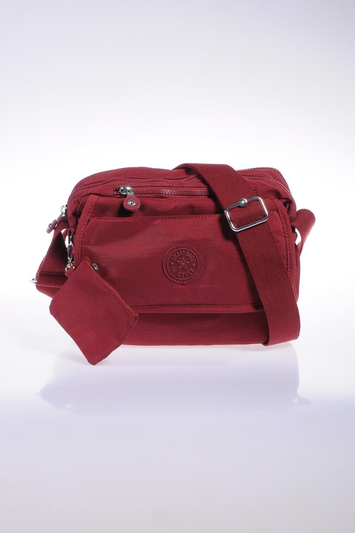 SMART BAGS Smb1172-0021 Bordo Kadın Çapraz Çanta