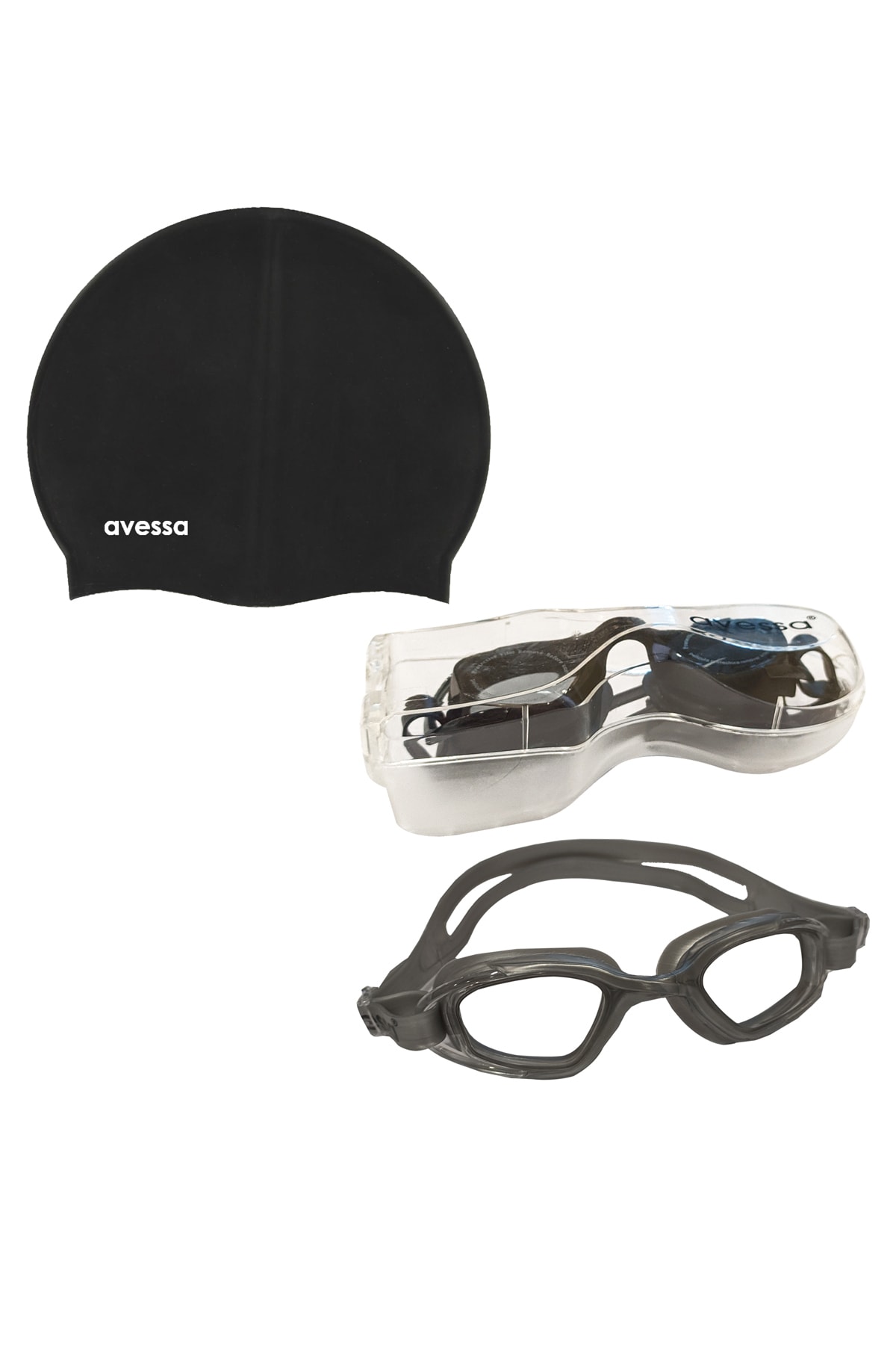 AVESSA 2’li Yetişkin Havuz Seti Siyah Gs3-sc208