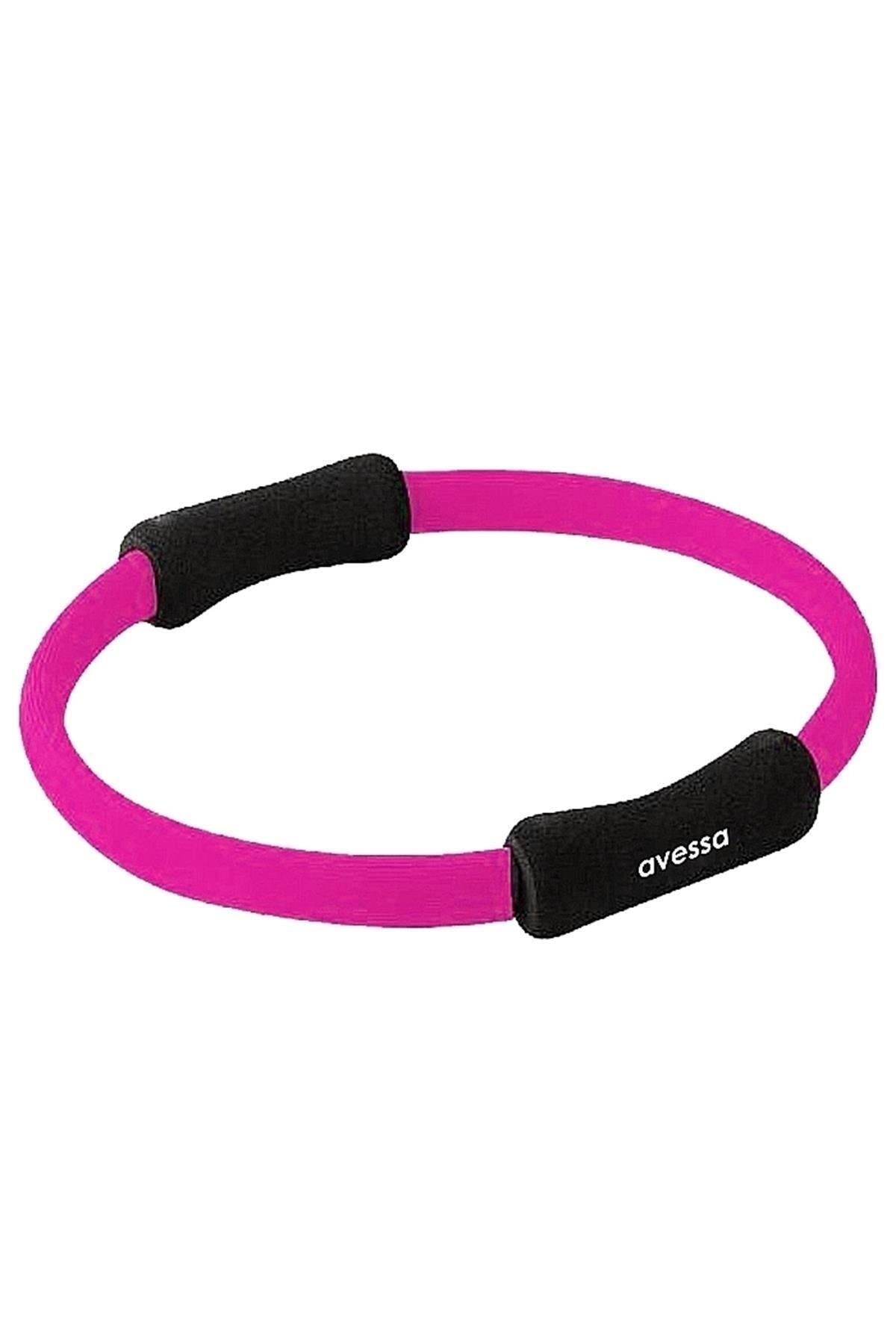 AVESSA 35 Cm Pilates Çemberi Sünger Tutaçlı Pembe