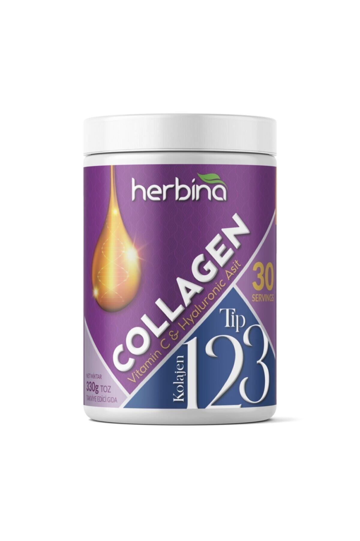 Herbina Tip 1 2 3 Kollajen Karışımı Kivi Aromalı 30 Servis