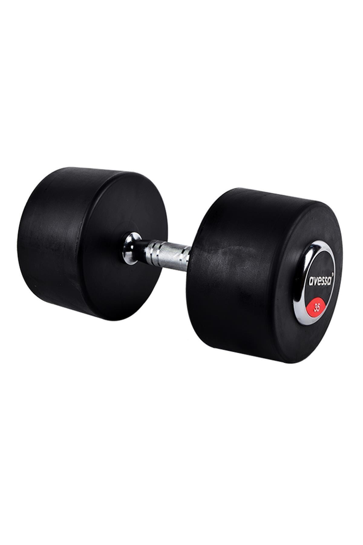 AVESSA 45 Kg Olimpik Dambıl Kauçuk Kaplı Salon Tipi