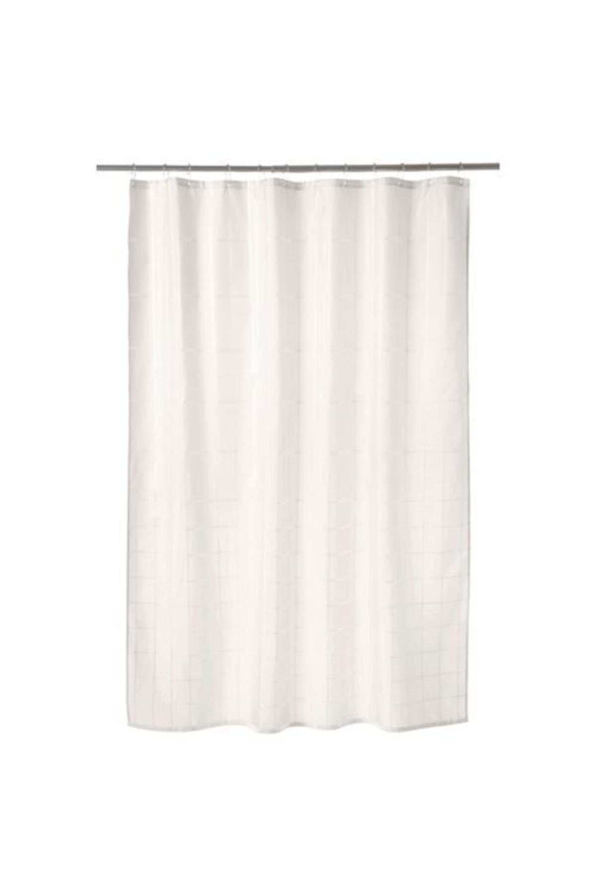 IKEA Klockaren Banyo Duş Perdesi Kırık Beyaz 180x200 Cm