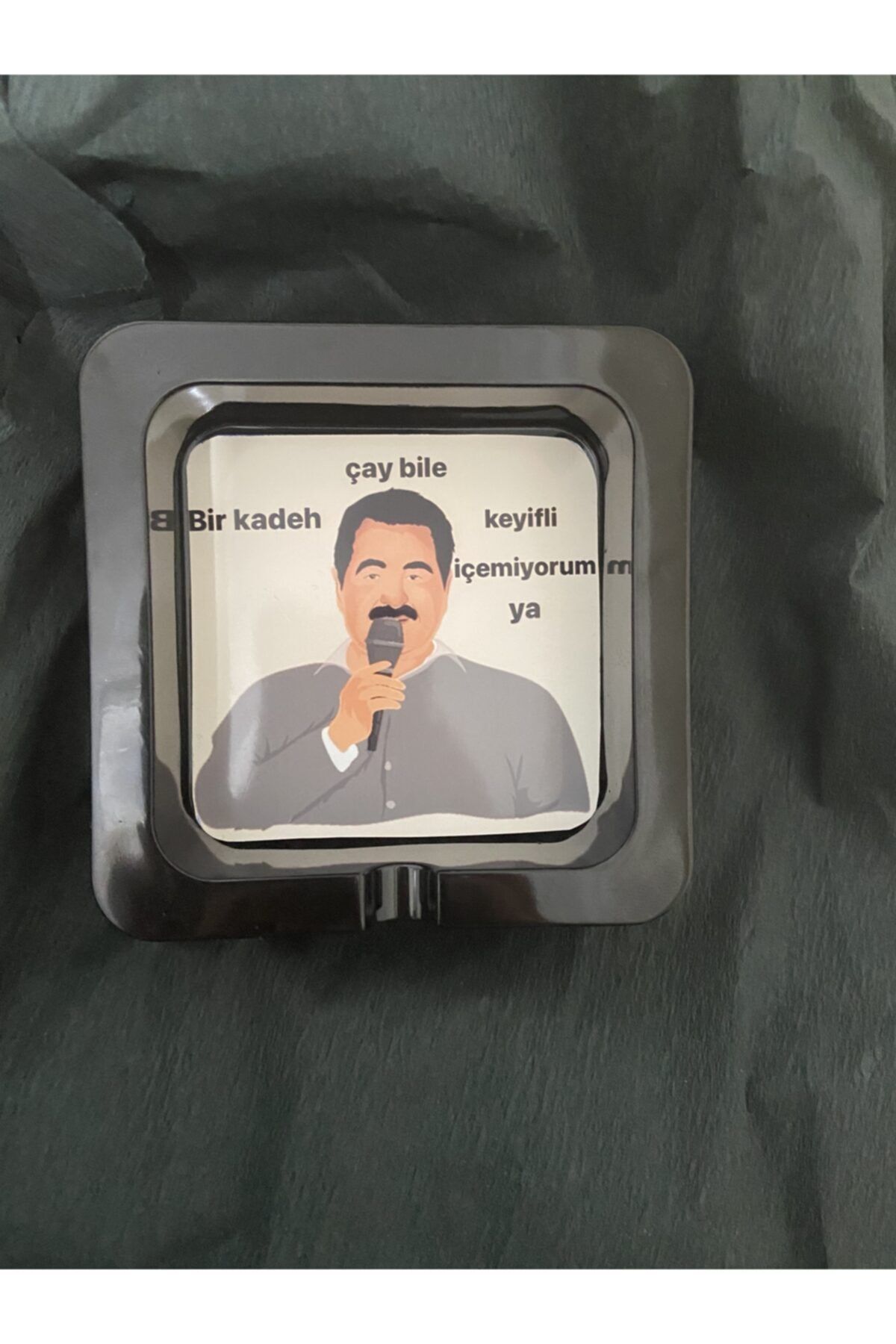 baloriadesign Ibrahim Tatlıses Epoksi Küllük