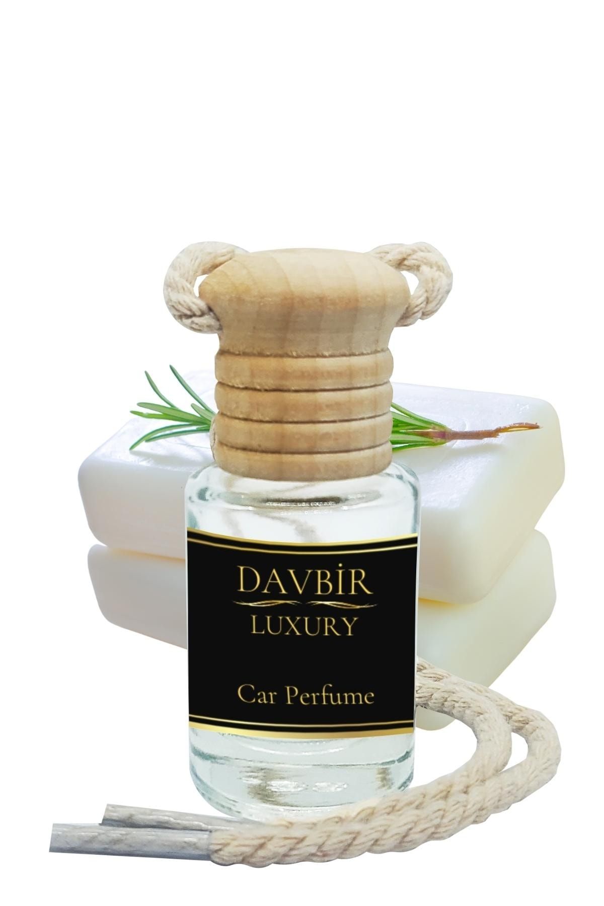 Davbir Beyaz Sabun Doğal Araba Kokusu Aromaterapi Oto Koku Giderici Araba Parfümü Güçlü Formül 10ml