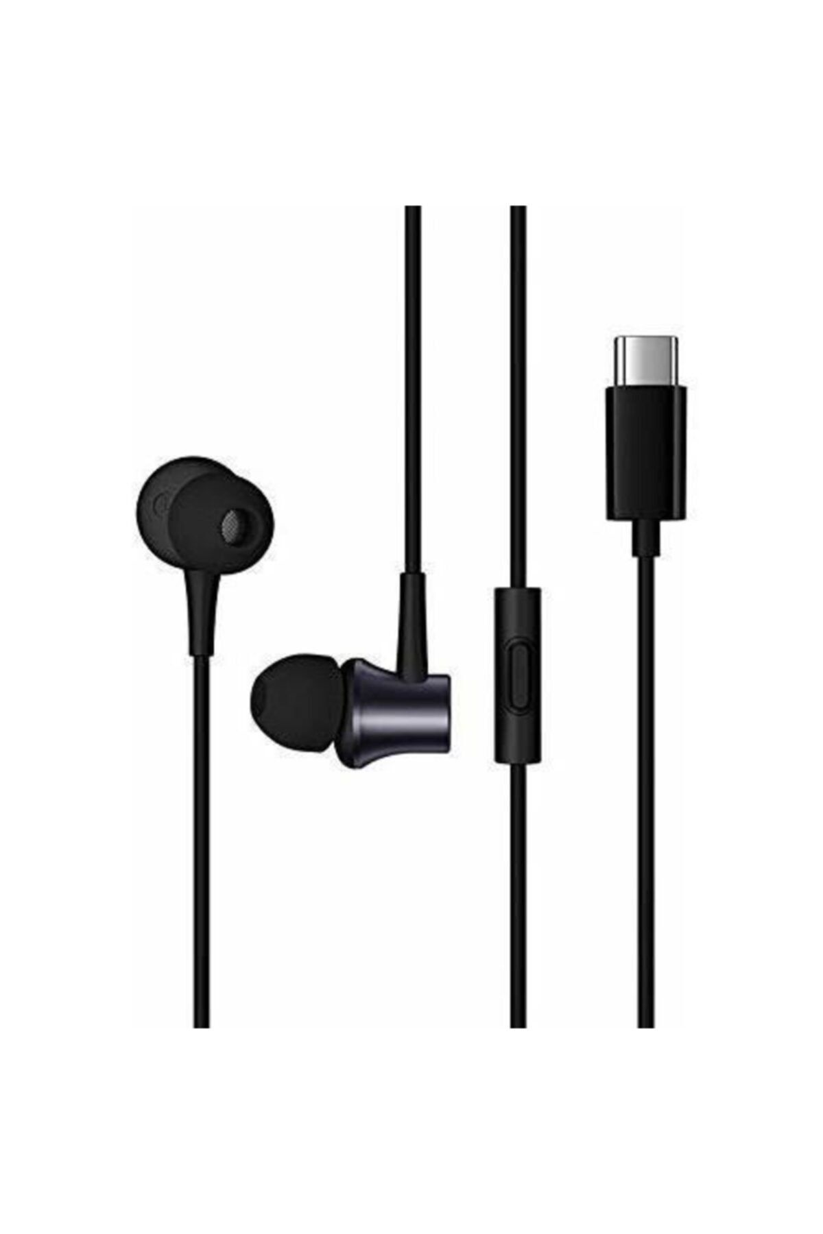 Miscase Xiaomi Mi Piston Type-c Mikrofonlu Kulakiçi Kulaklık Siyah