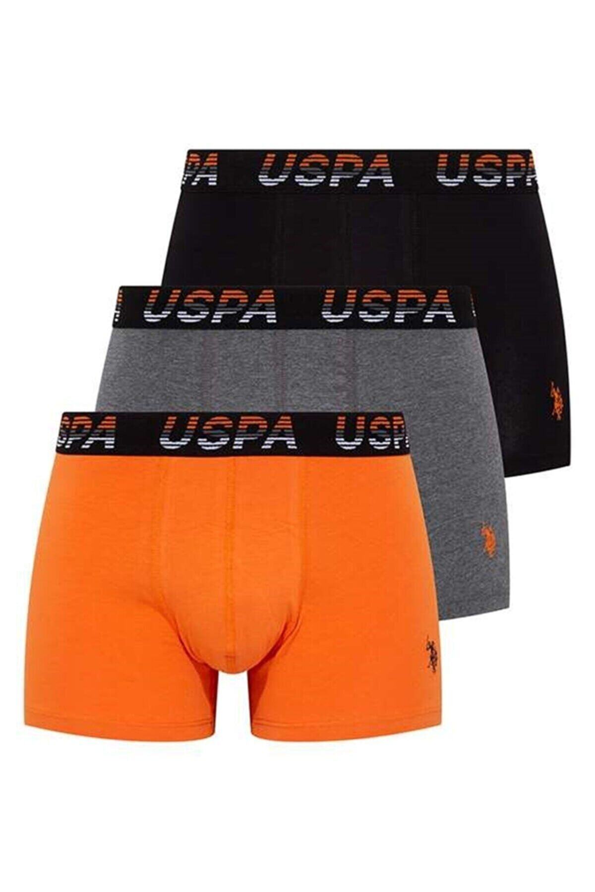 U.S. Polo Assn. Üçlü Karışık Boxer 80432