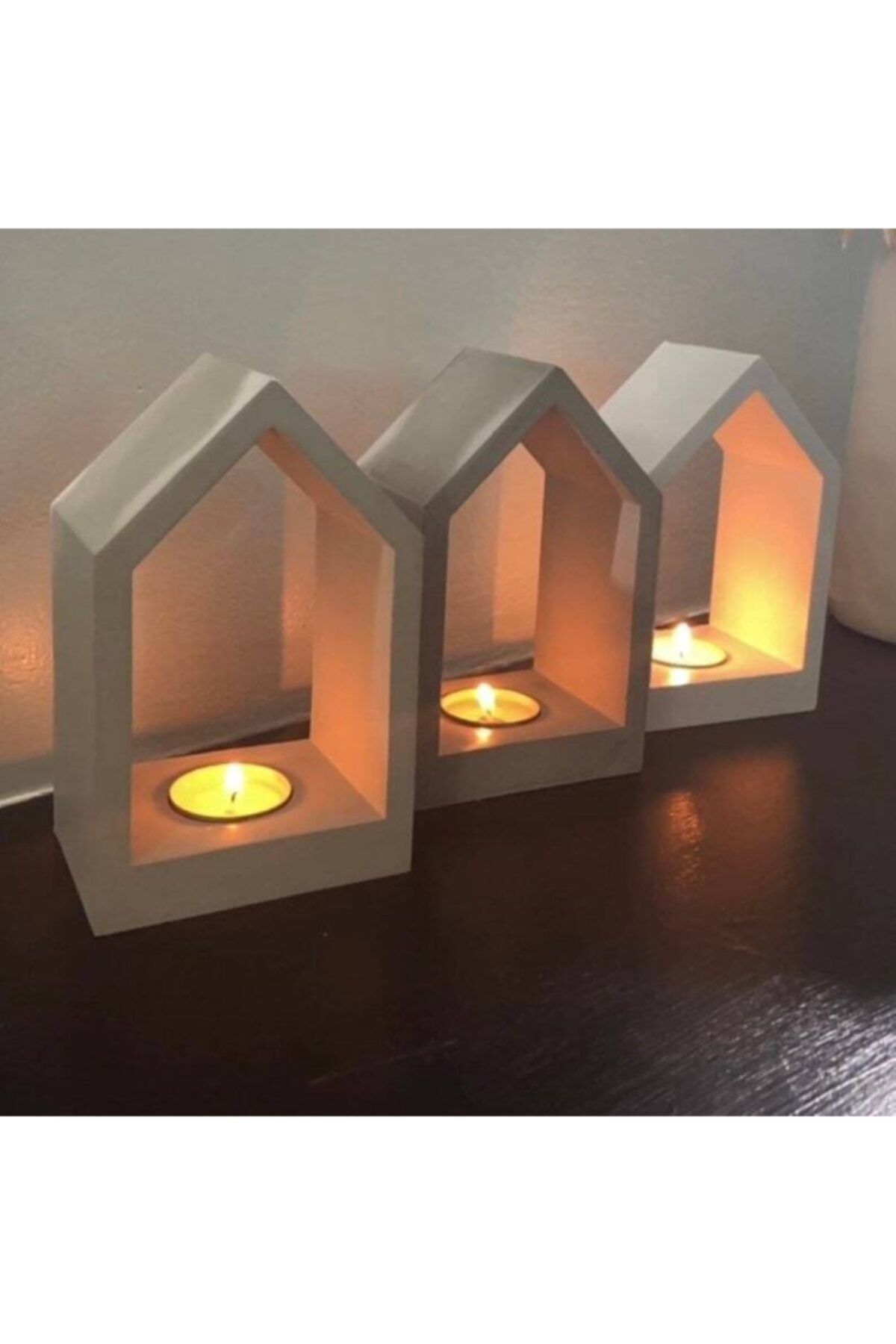 ucanlight Dekoratif Ev Obje Mumluk Seramik Renk Yılbaşı Süsü
