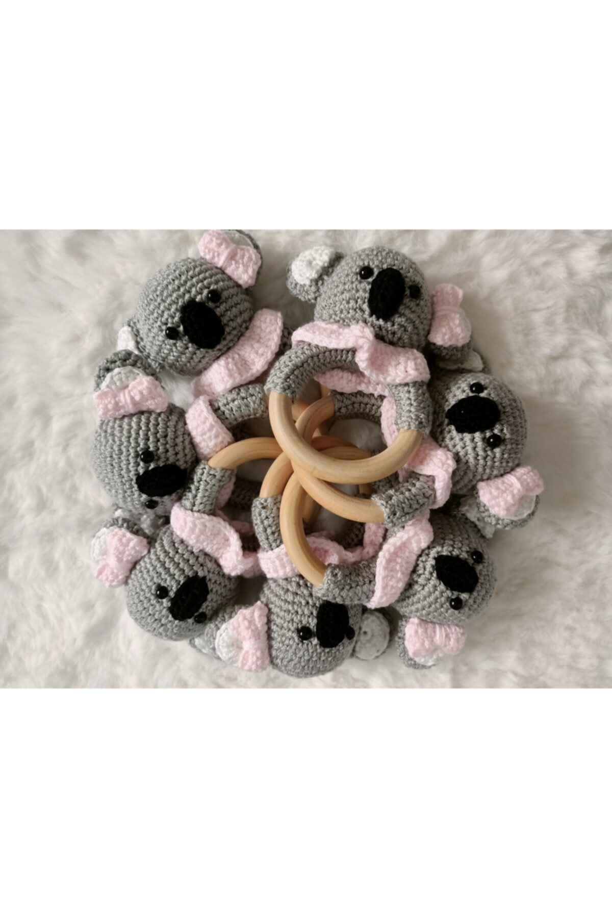 Amigurumi Oyuncak Koala Çıngırak
