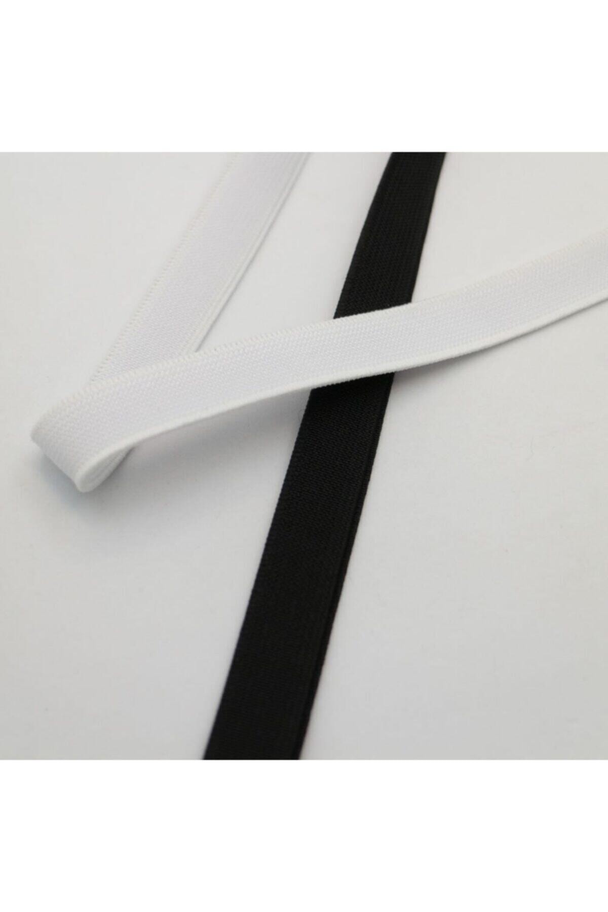 pupets Bel Ve Paça Lastikleri (1.5CM) Beyaz 1 Metre