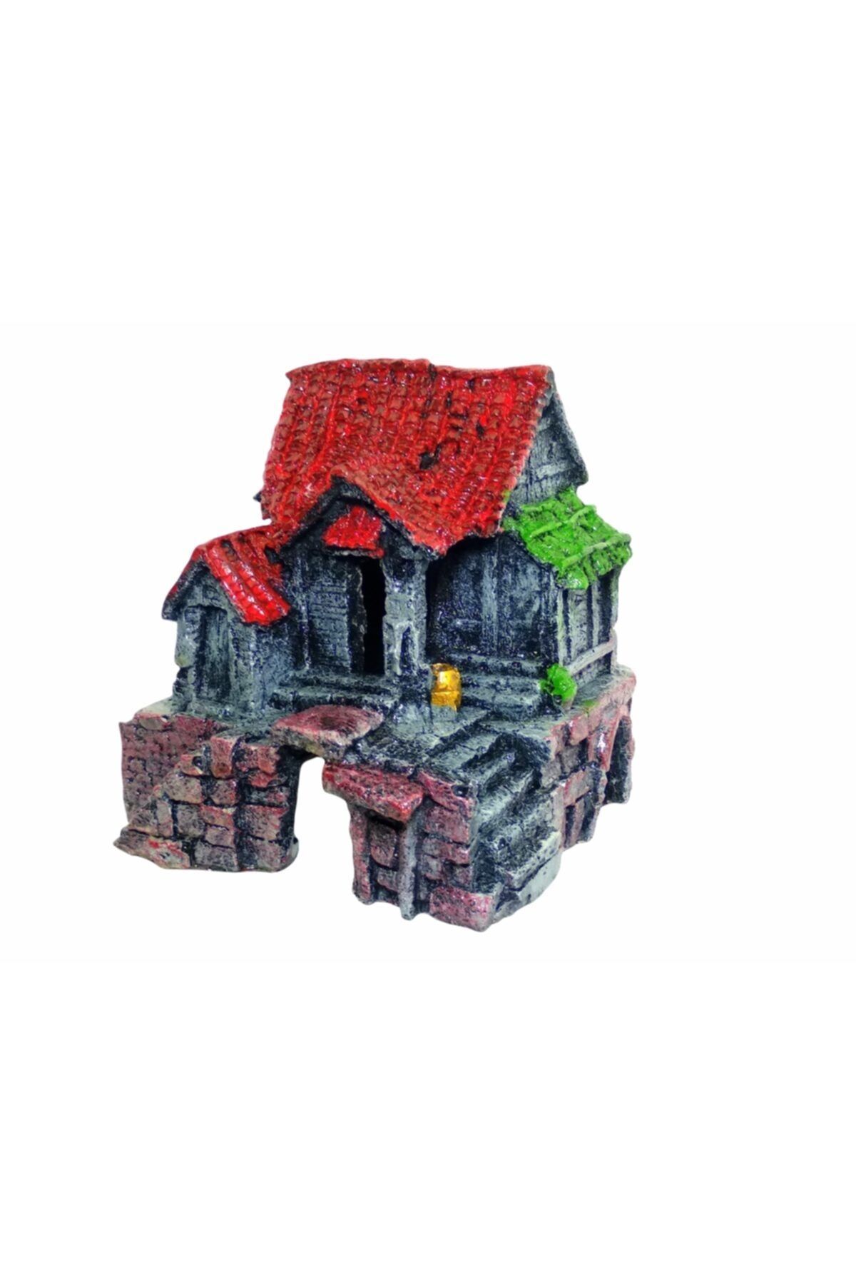Girist Akvaryum Dekoru Orta Boy Ev 12 X 13 X 15 Cm