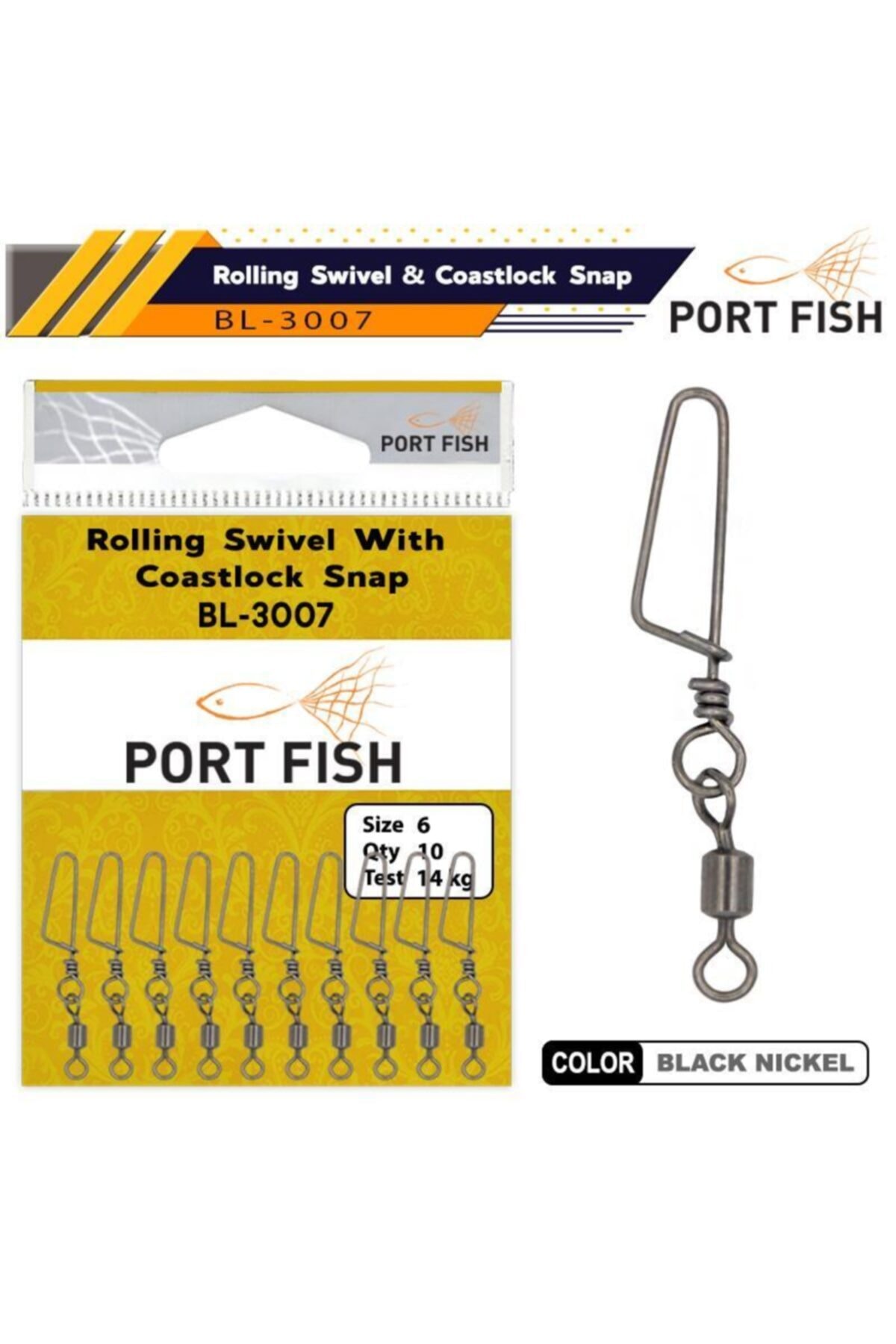 Port Fish Portfish Bl-3007 Klipsli Fırdöndü