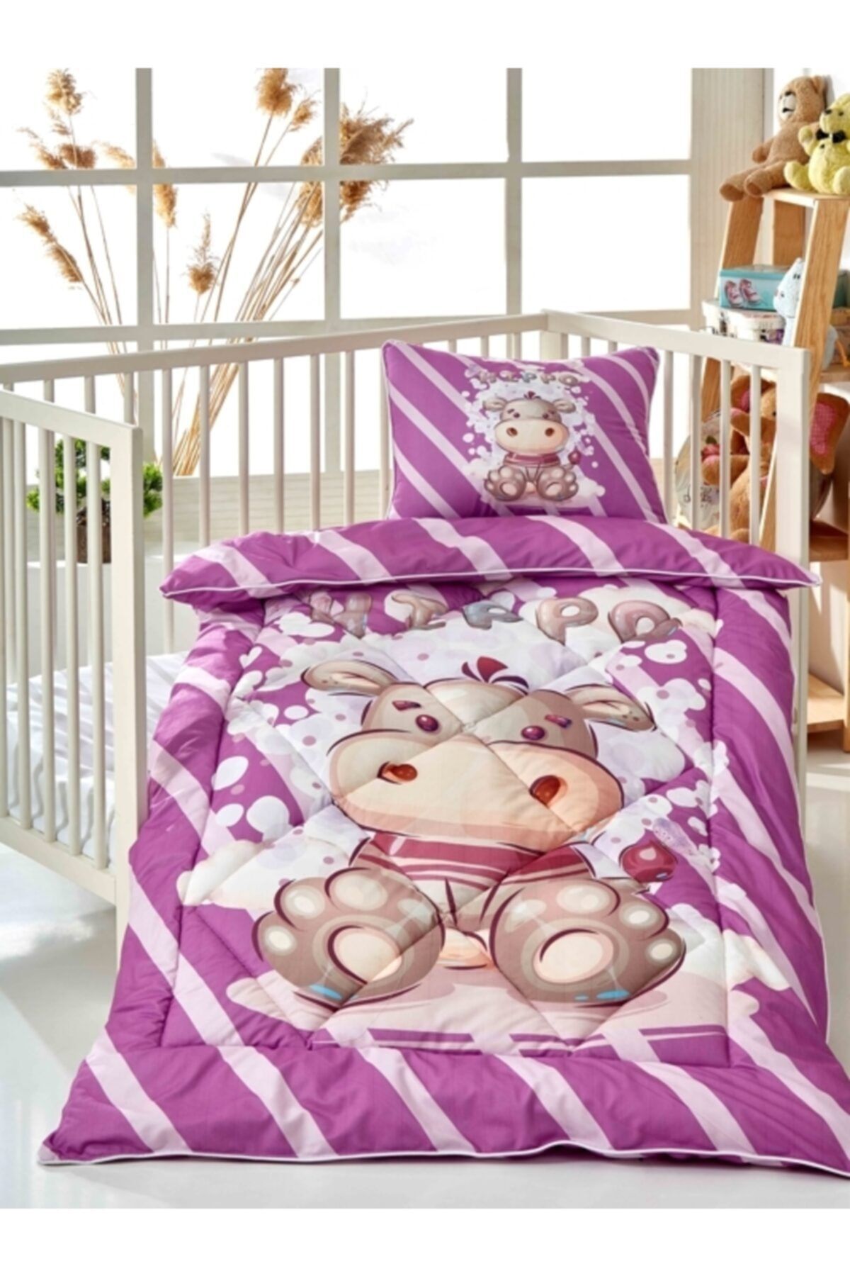 Komfort Home Dijital Baskılı Thermal Kumaş Bebek Yorgan Seti / B9