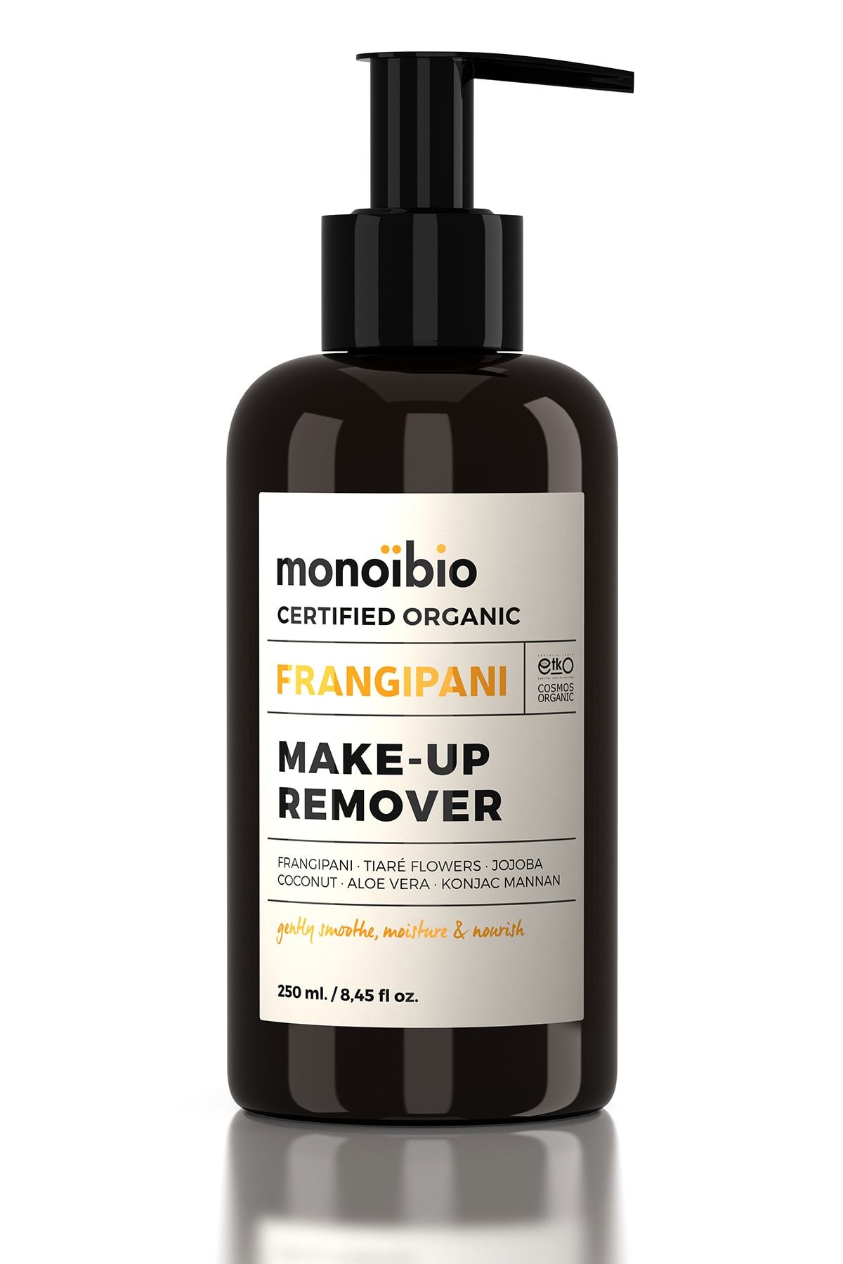 Monoibio Frangipani Makeup Remover Makyaj Temizleyici - Organik Sertifikalı Yüz ve Göz Makyaj Temizleyici