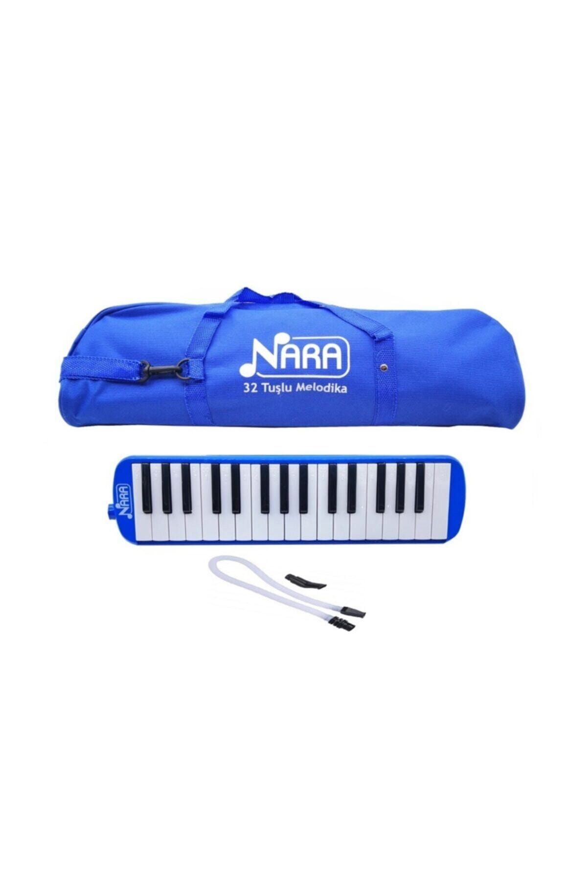 NARA 32 Tuşlu Çantalı Melodika Mavi