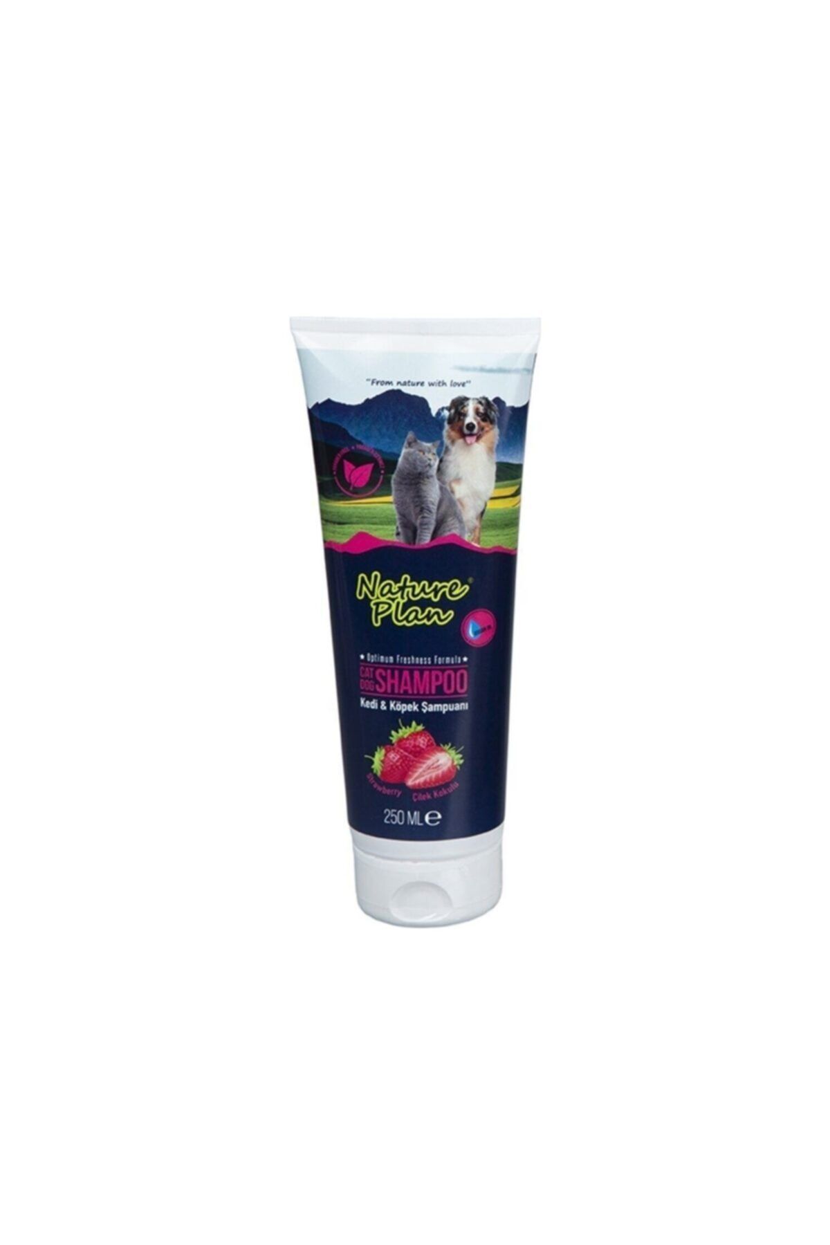 Nature Plan Kedi & Köpek Tüp Şampuan - Çilek Kokulu 250 Ml