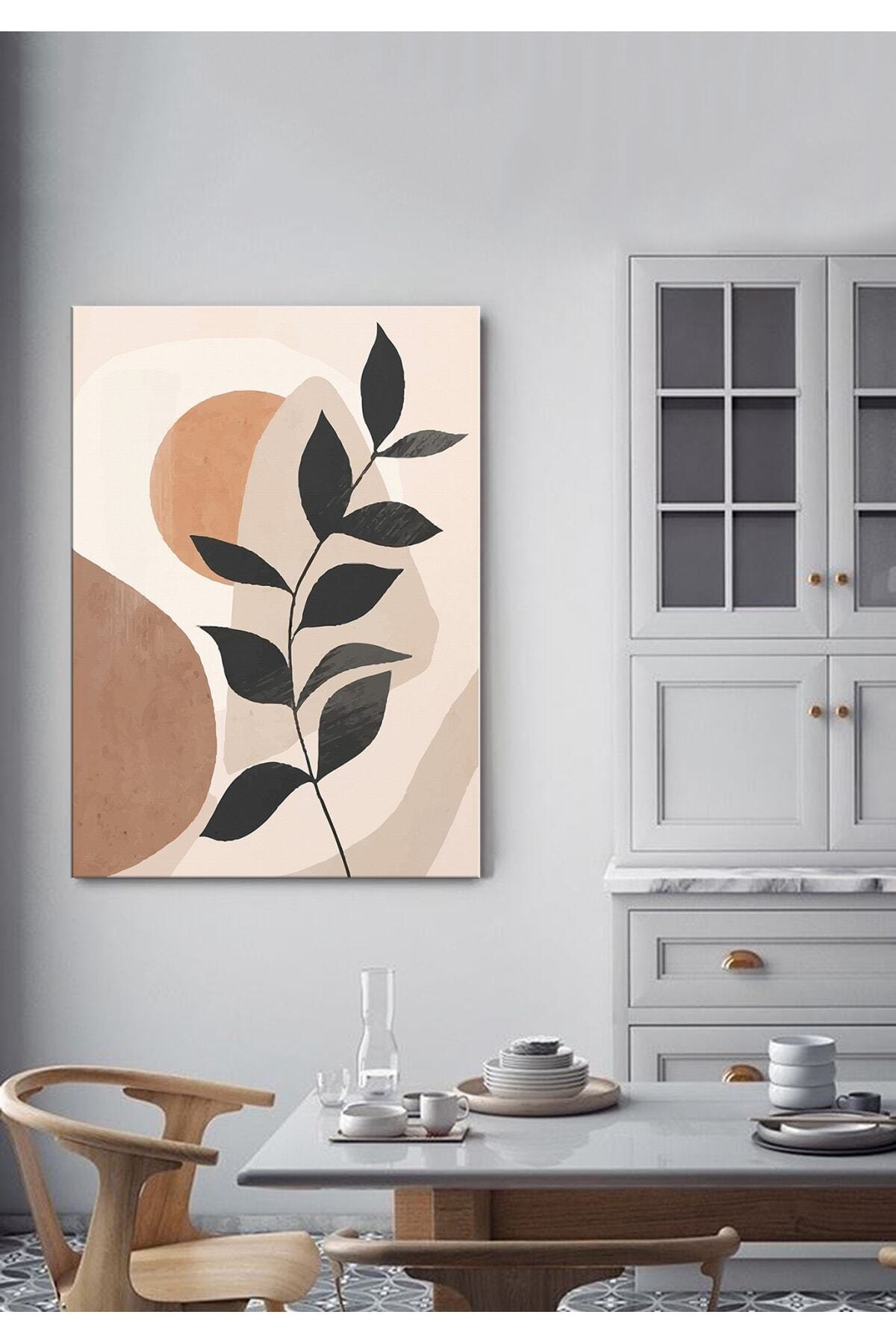 Blok Tablo Çiçek Temalı Dekoratif Kanvas Tablo