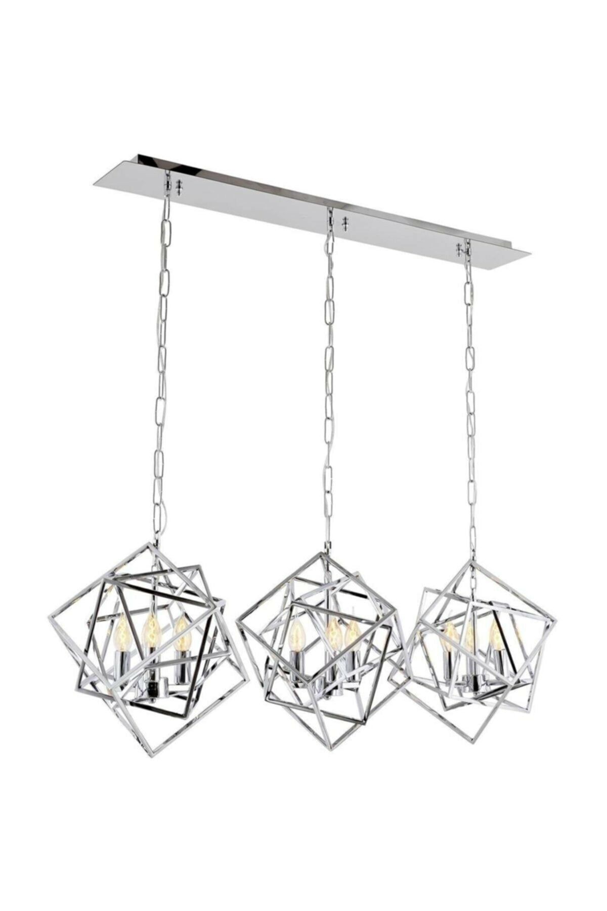 Platin Aydınlatma Pa-628749-3-k-ym - 3'lü Matrix Avize