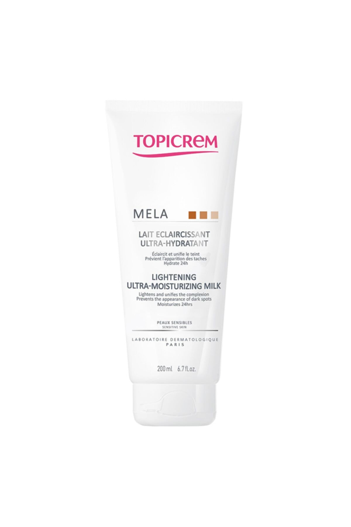 Topicrem Mela Aydınlatıcı Ultra Nemlendirici Süt 200 Ml