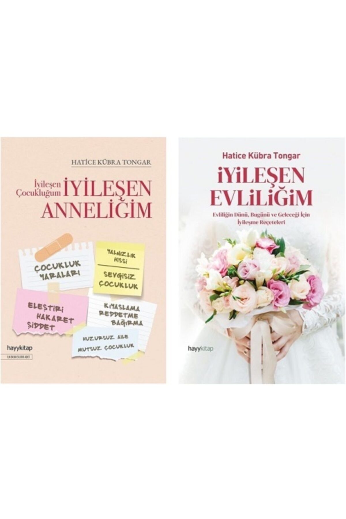 Olgu Kitaplığı Iyileşen Çocukluğum Iyileşen Anneliğim / Iyileşen Evliliğim - 2 Kitap Takım - Hatice Kübra Tongar