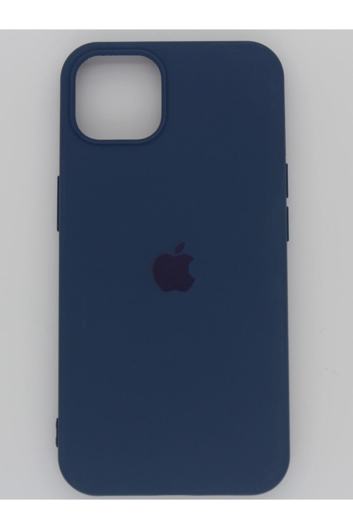 Gritty Iphone 13 Mini Uyumlu Lansman Içi Kadife Logolu Silikon Telefon Kılıfı