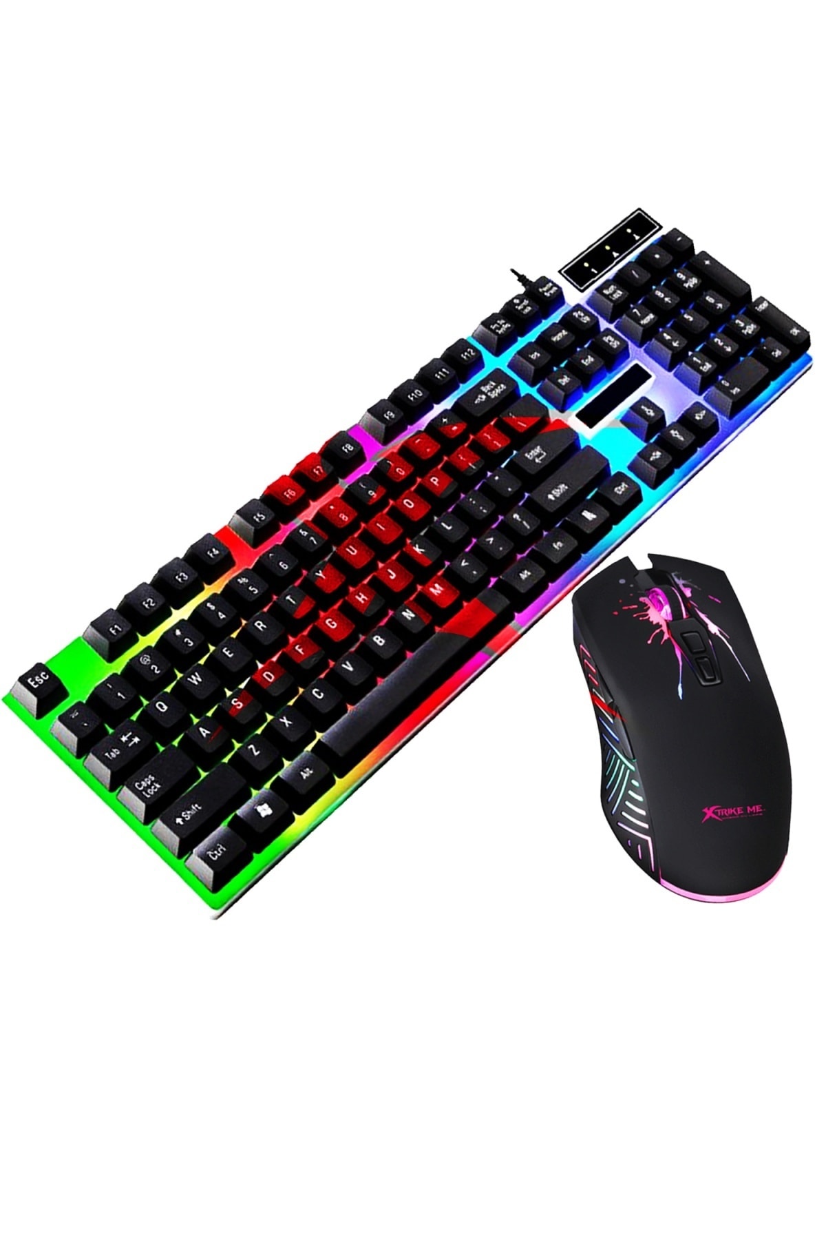 Concord Gm-box Rgb Işıklı Oyuncu Klavye + 7200dpı 7d Gaming Mouse