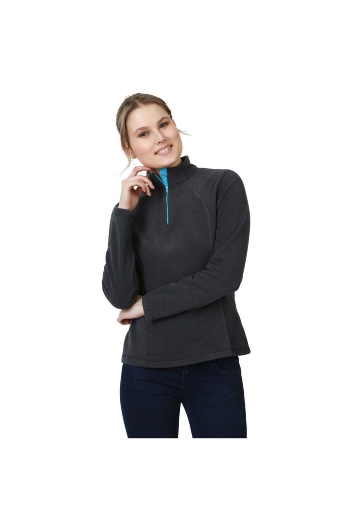 Evolite Fuga Kadın Mikro Polar Sweater - Gri