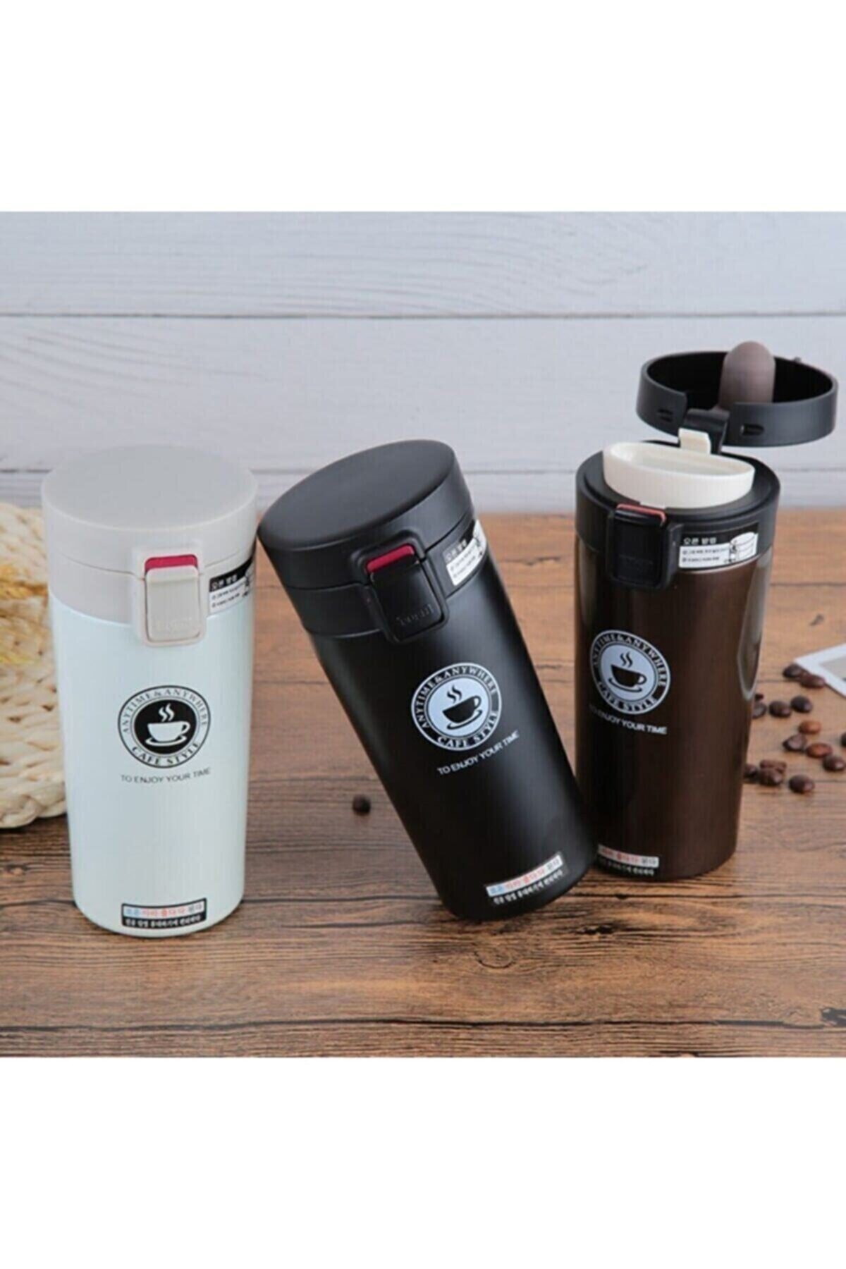 afifehome 450 500 Ml Çift Katmanlı Kaliteli Paslanmaz Çelik Termos Bardak