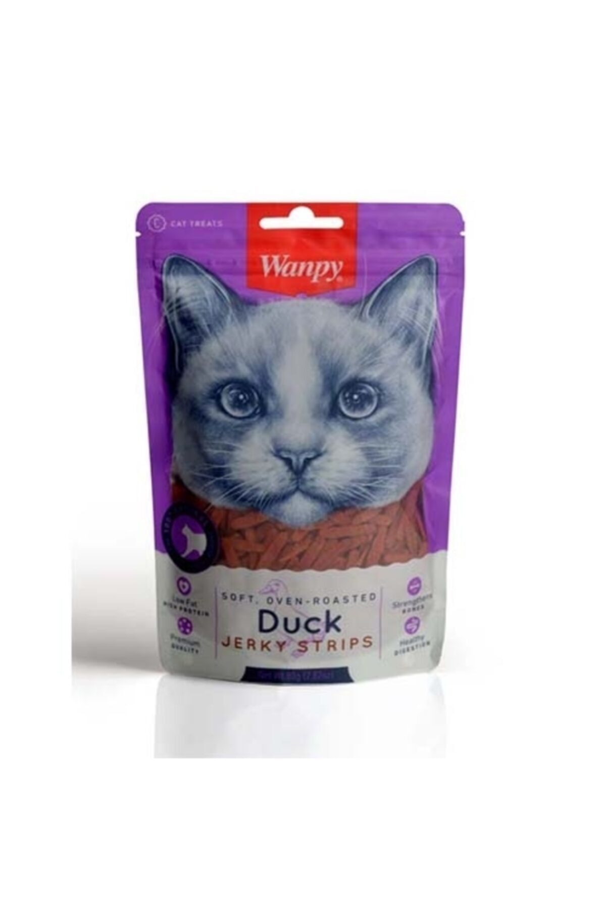 Wanpy Kedi Ödülü Yumuşak Gerçek Ördek Fileto 80gr