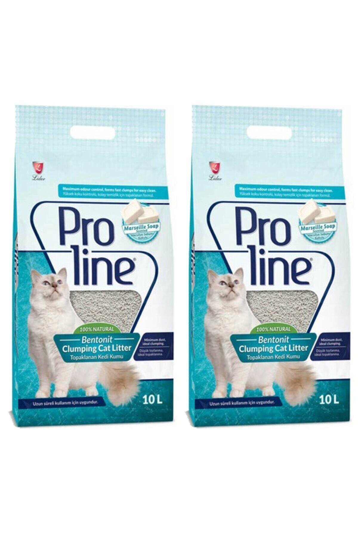 PLUS PROLİNE Proline Kedi Kumu Marsilya Kokulu 10 Lt 2 Adet