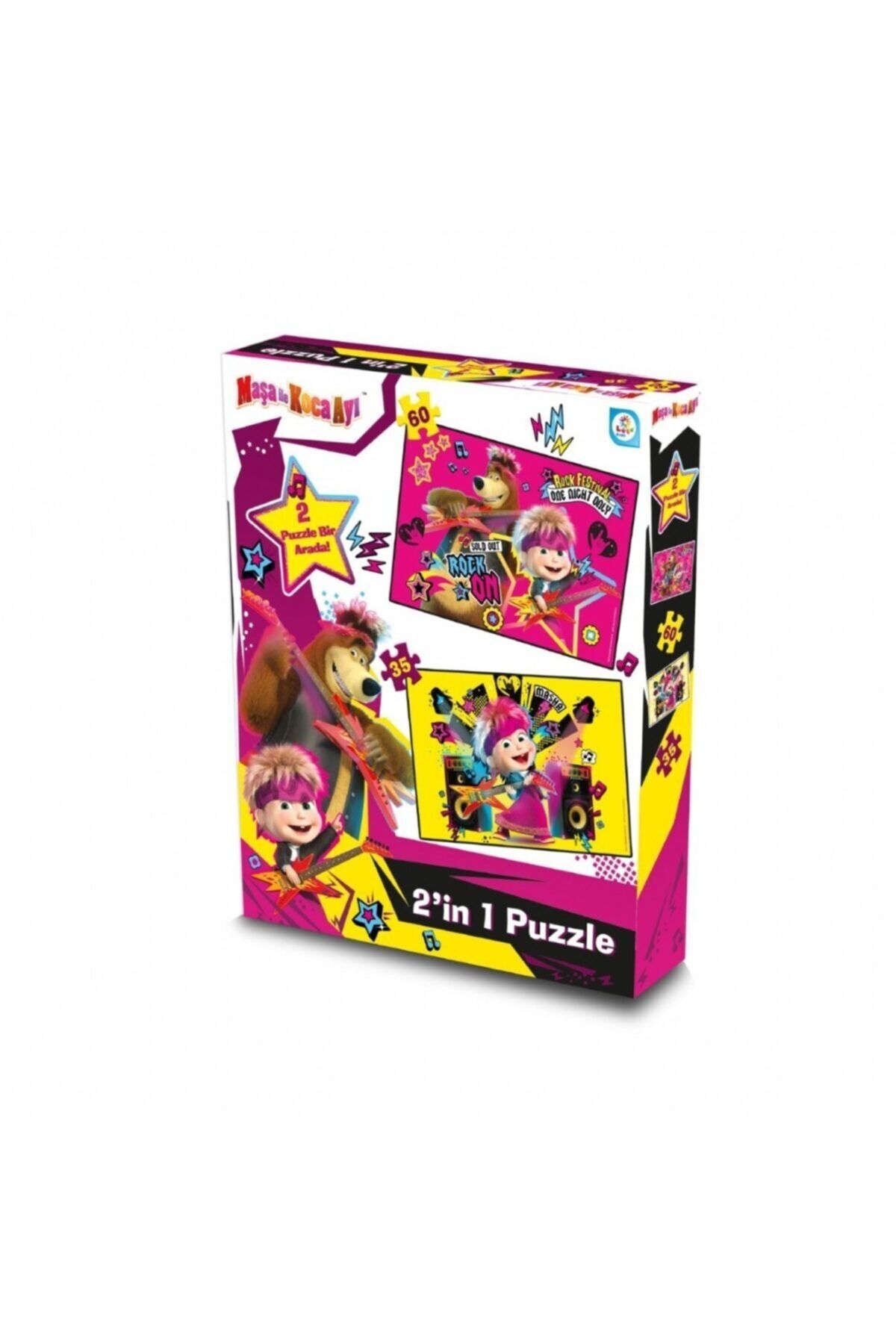 LAÇO KİDS Maşa Ile Koca Ayı 2'li Puzzle