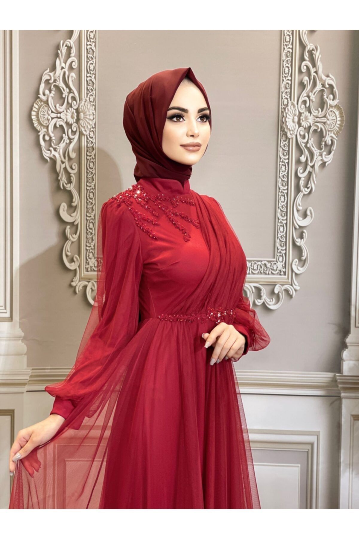 Gülşah Moda Tesettür & Hazır Türban Açelya Model Abiye