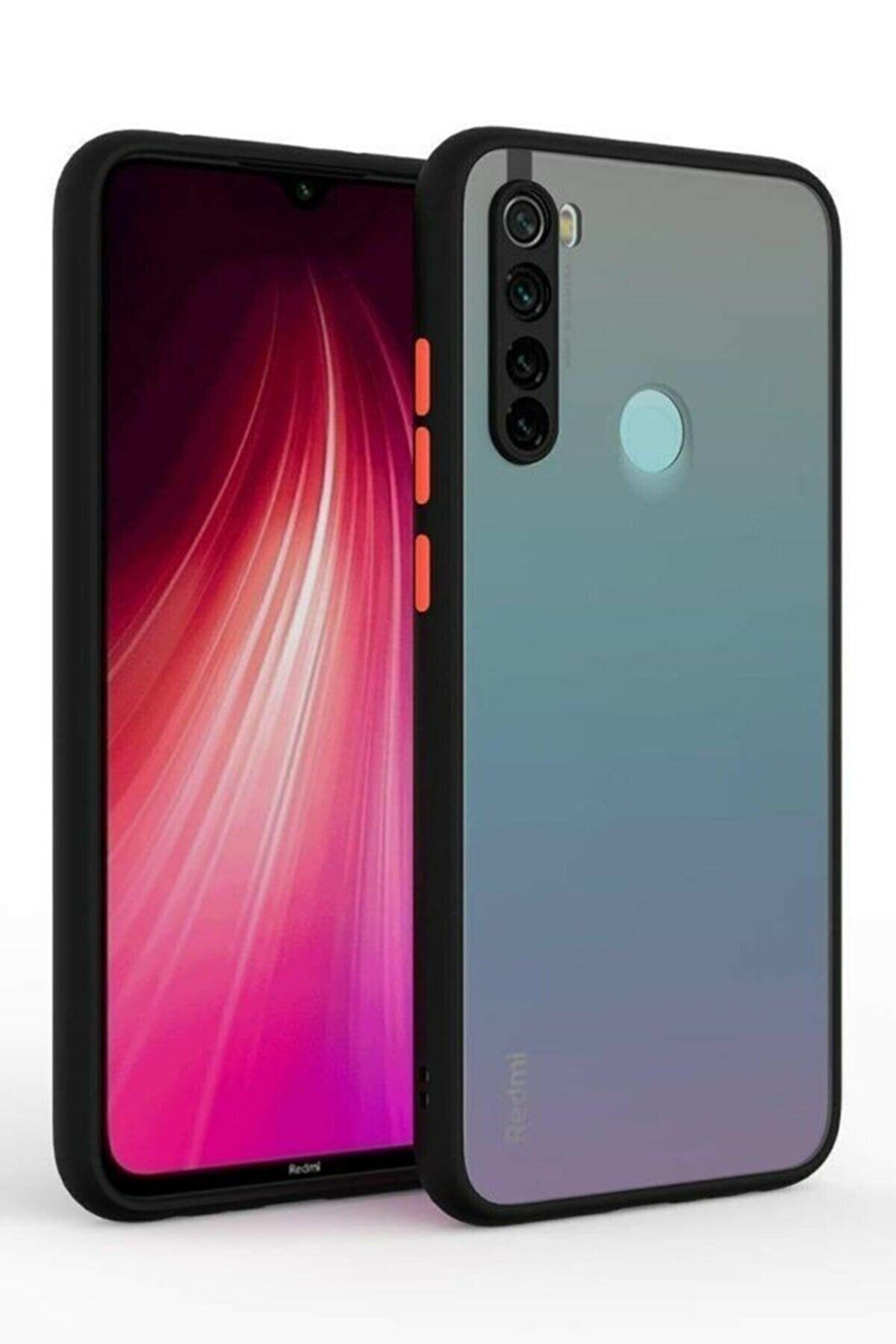 TrendCell Xiaomi Redmi Note 8 Kılıf Hux Kamera Korumalı Silikon Siyah