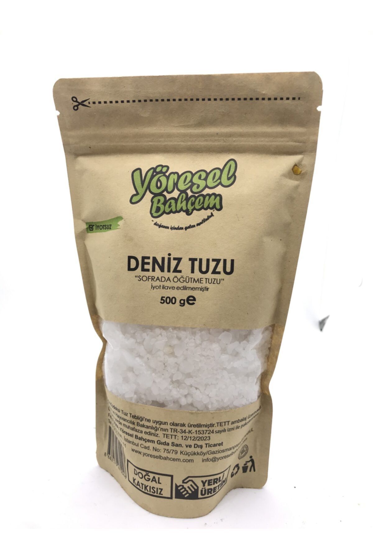Yöresel Bahçem Deniz Tuzu