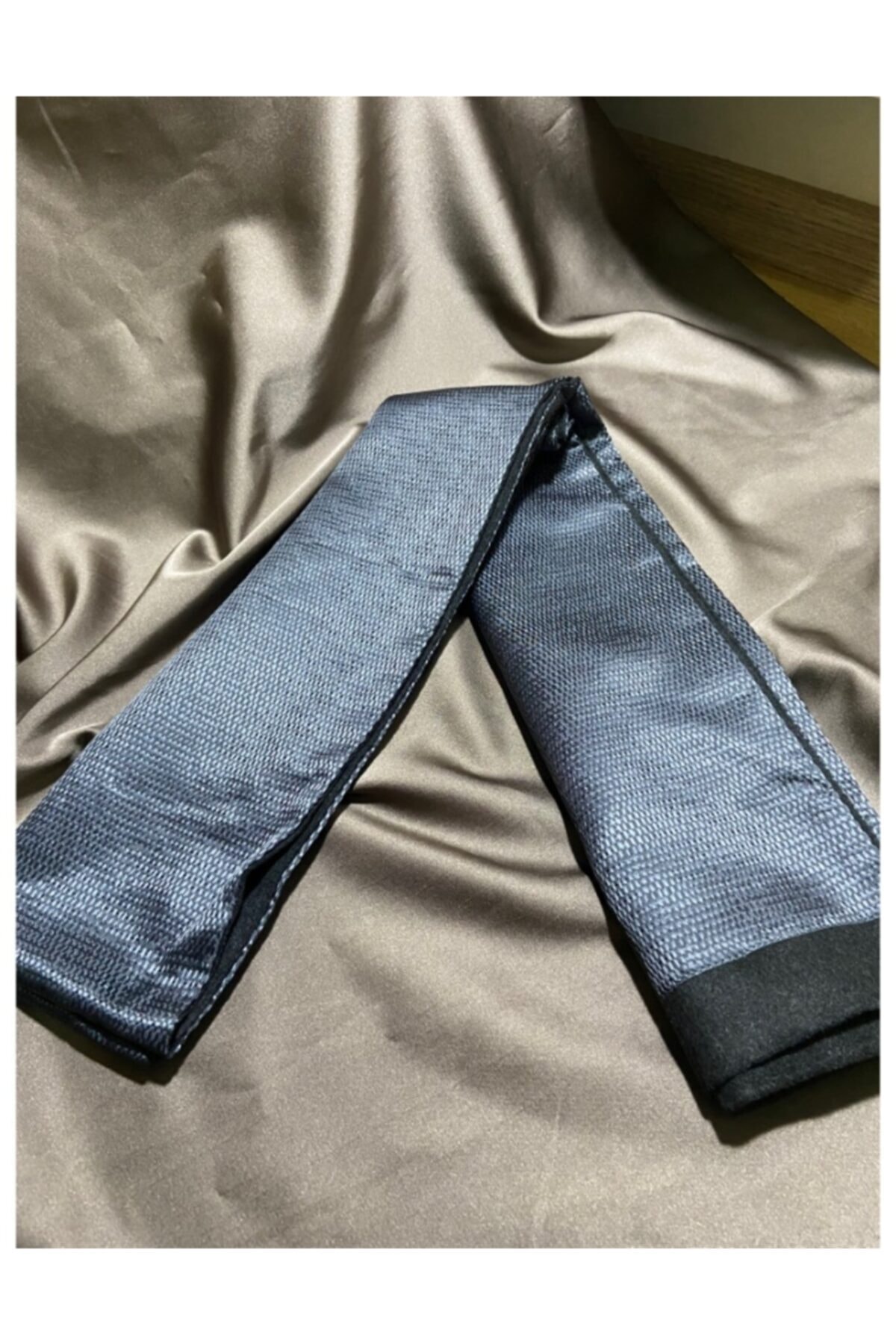 ZDC DESIGN Antrasit Düz Erkek Atkı