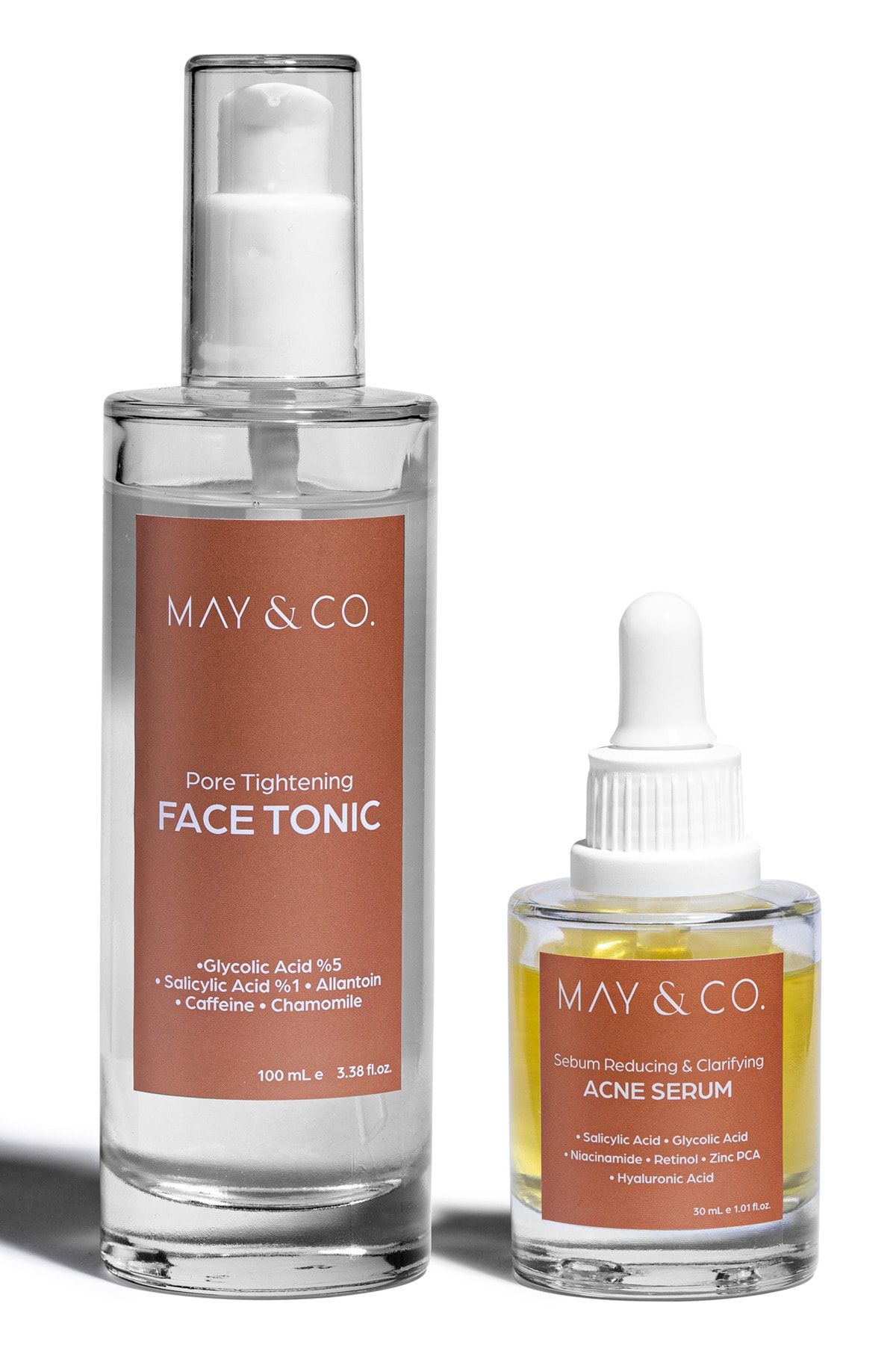 MAY&CO. Sivilce & Akne Önleyici, Sebum Dengeleyici Ve Gözenek Sıkılaştırıcı Bakım Seti