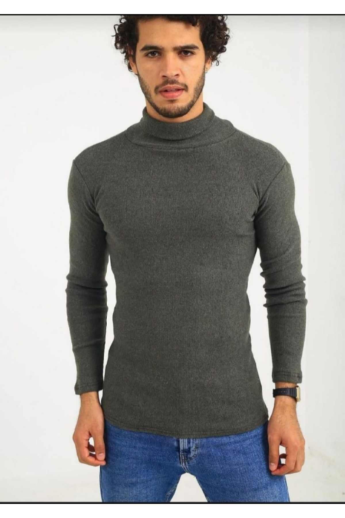 birsen içgiyim Balıkçı Yaka Uzun Kollu Soft Uniseks Penye Body