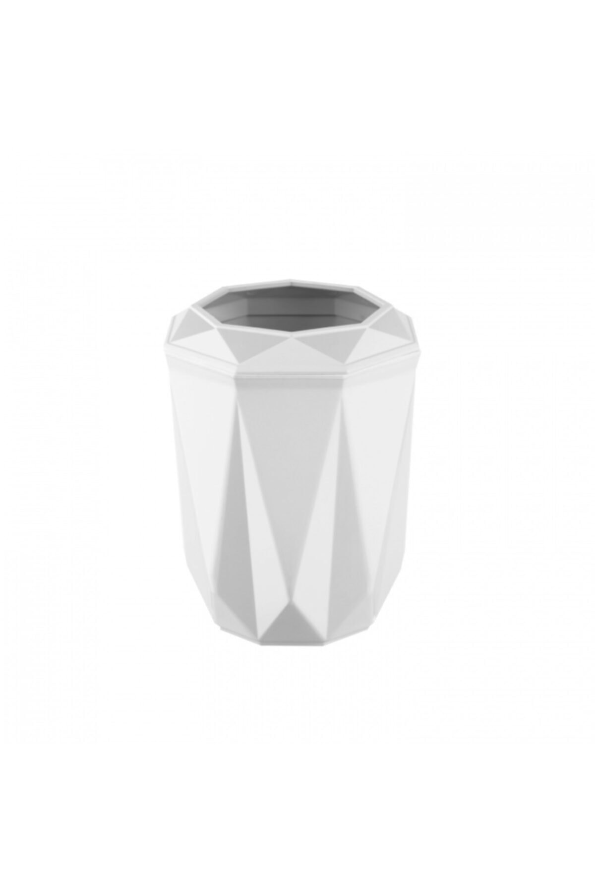 Farilya Concept Beyaz Dekoratif Prizma Diş Fırçalık, Vanity Diş Fırçalık