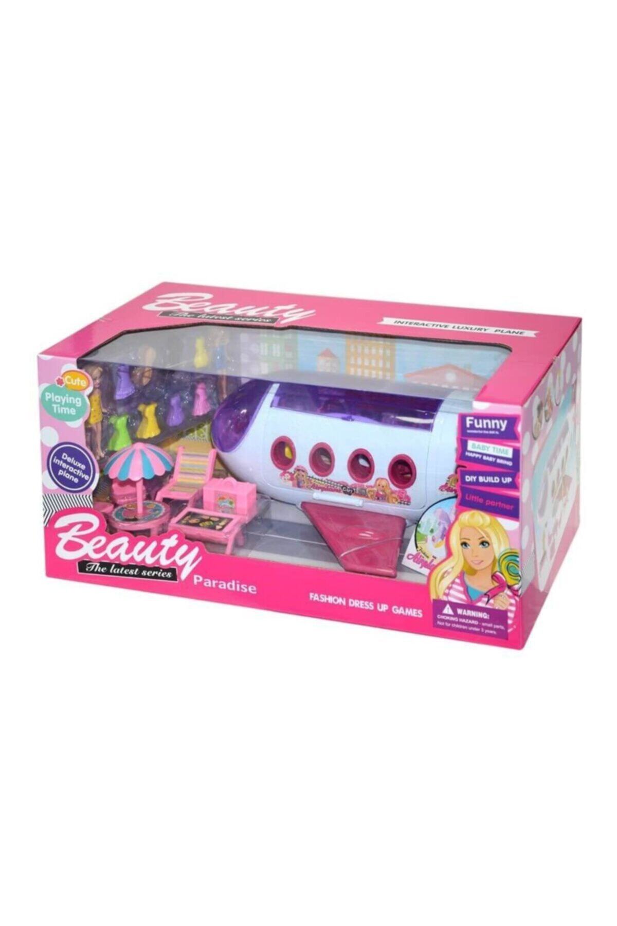 YM Toys Beauty Kutulu Aksesuarlı Uçak Seti