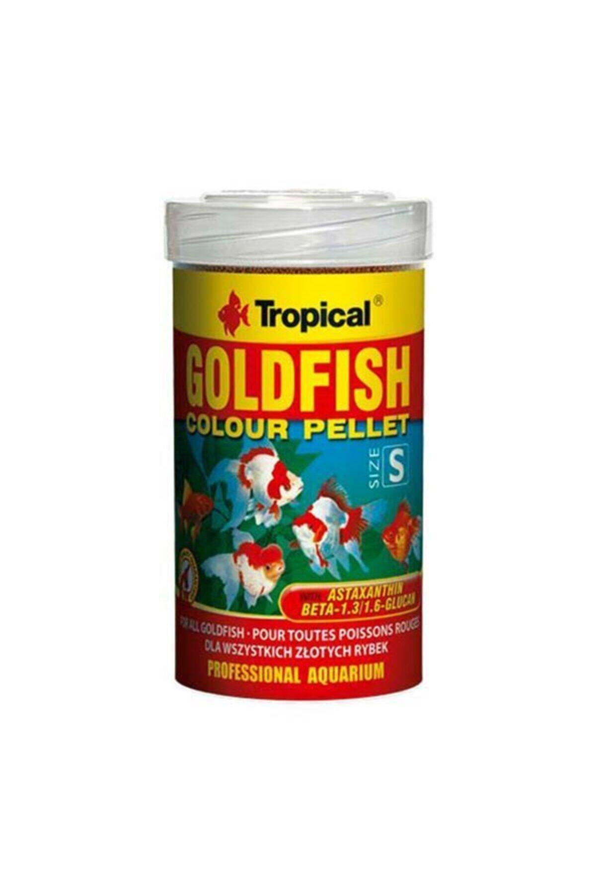 Tropical Goldfish Colour Pellet Size Small 250ml 110gr