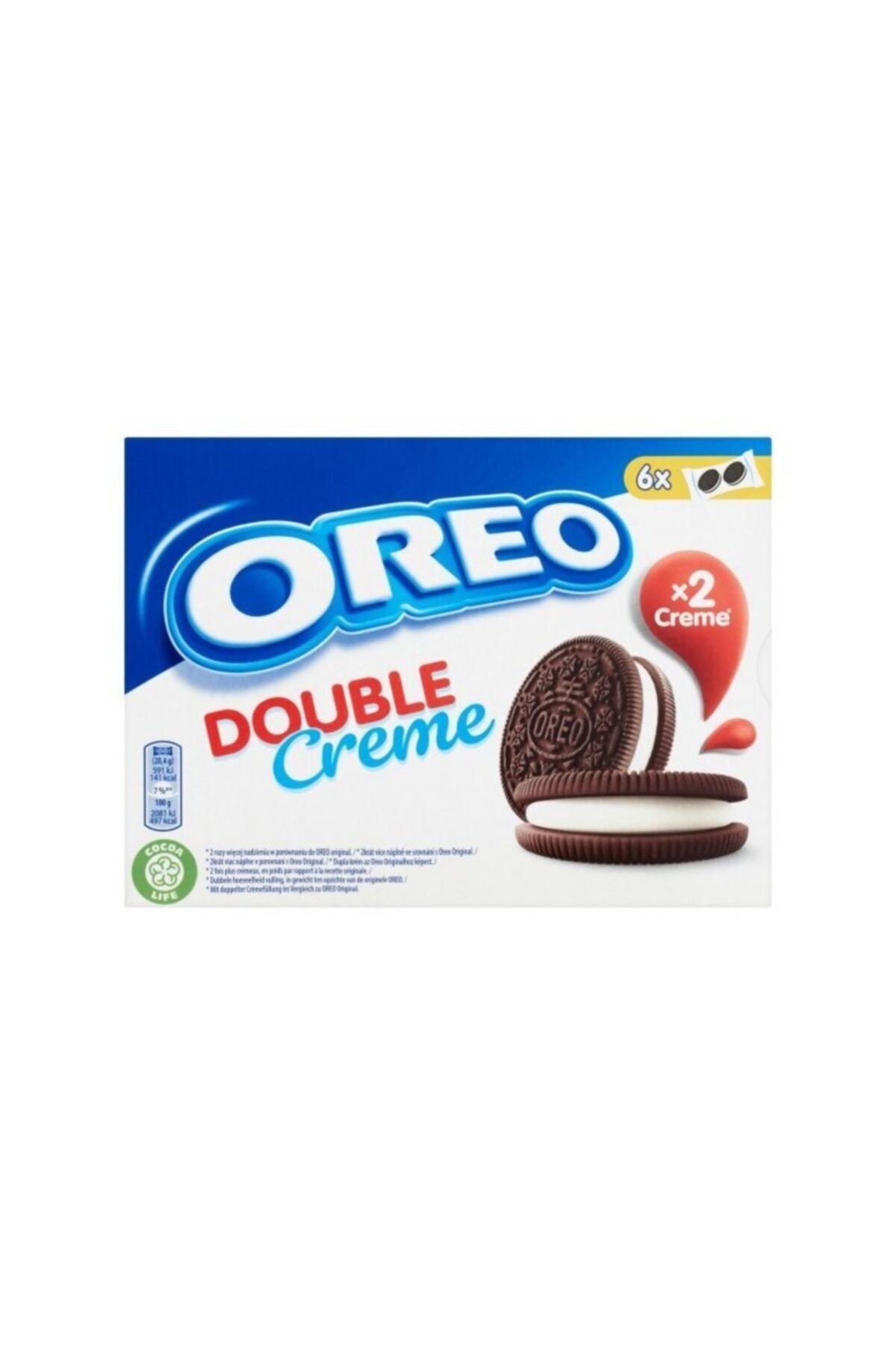 Oreo Double Stuff Bisküvi Vanilya 170 Gr.