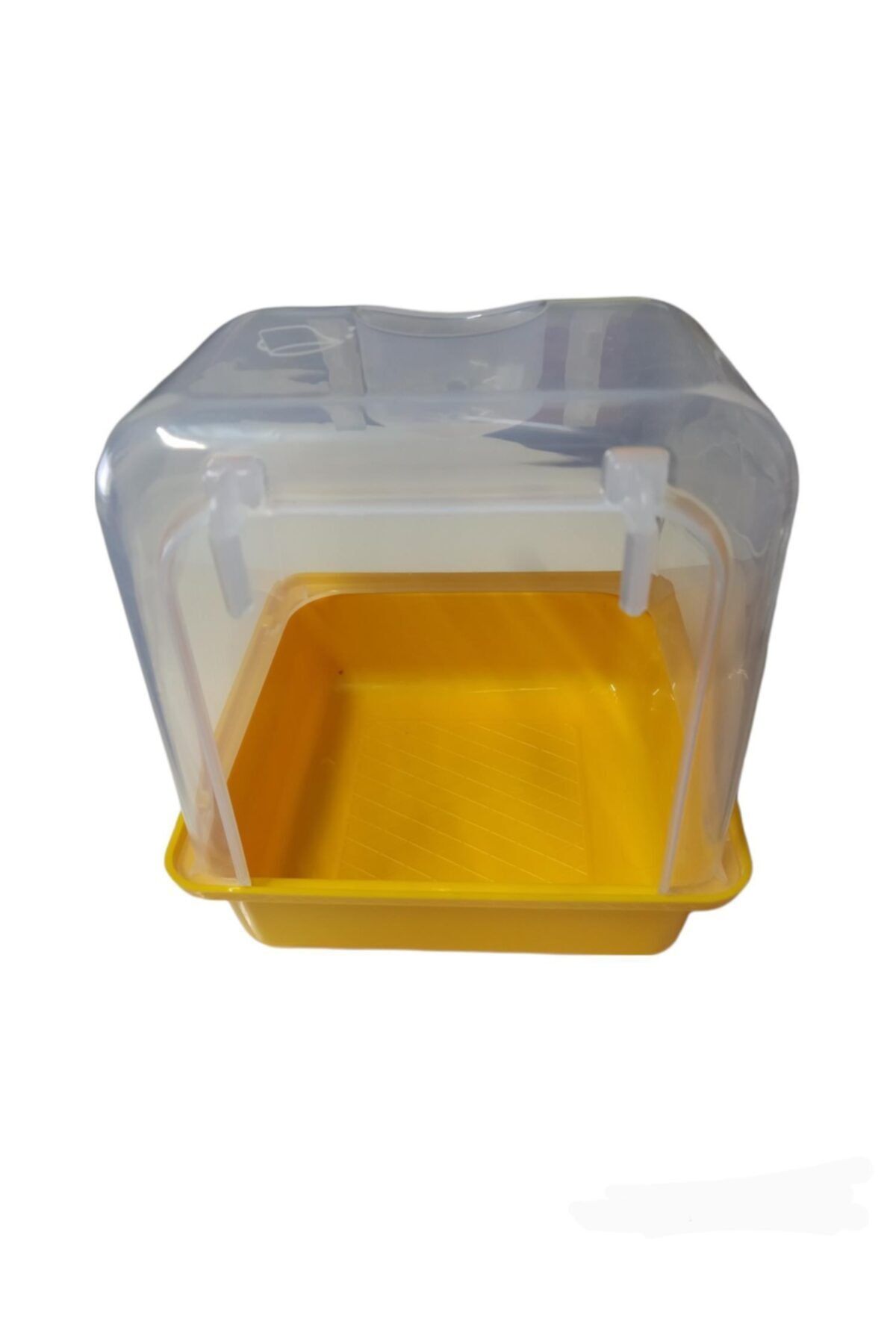 TPet 17x17x20 Ölçülerinde Orta Boy Kırılmaz Banyoluk Sarı