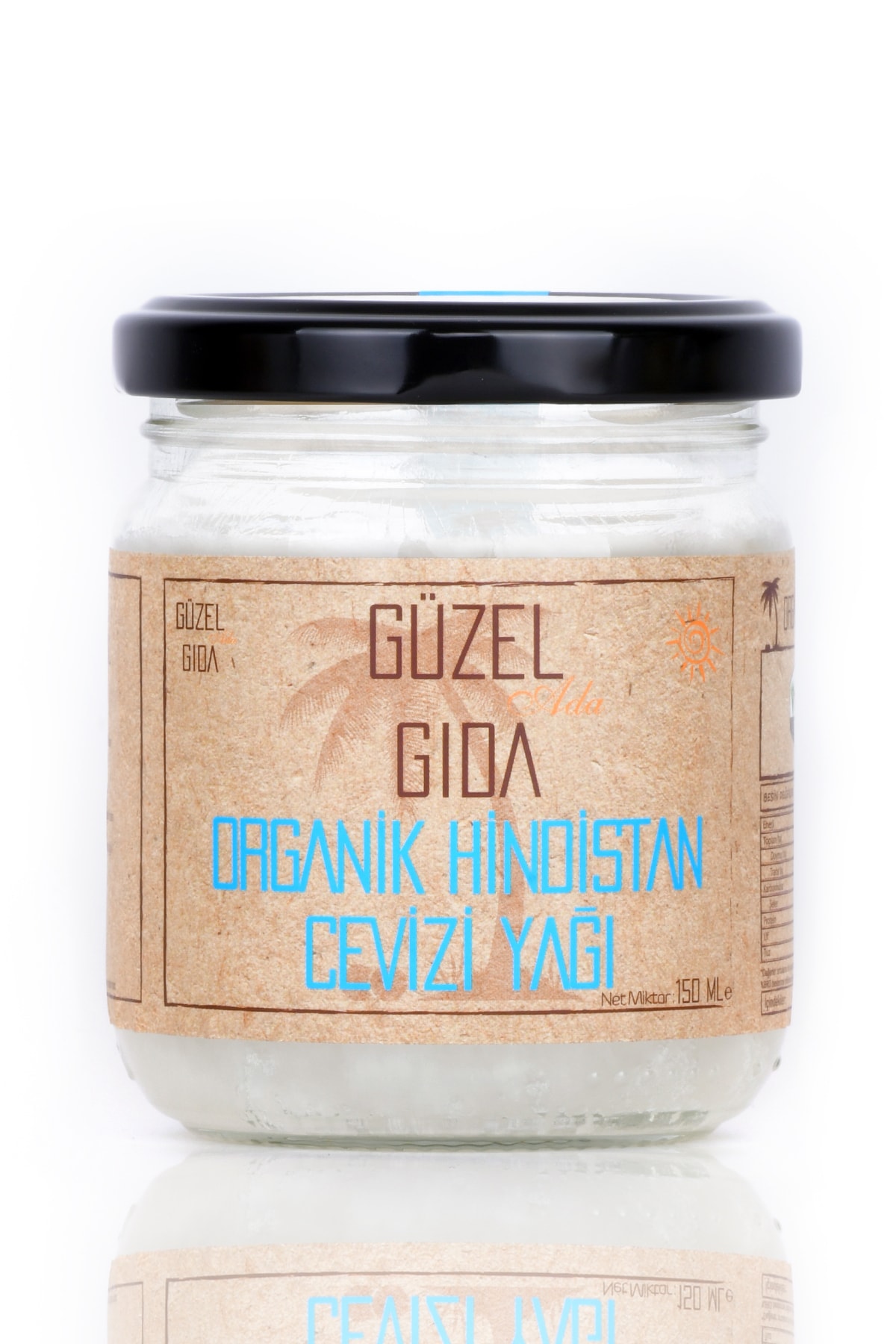 Güzel Ada Gıda Organik Hindistan Cevizi Yağı 150 ml