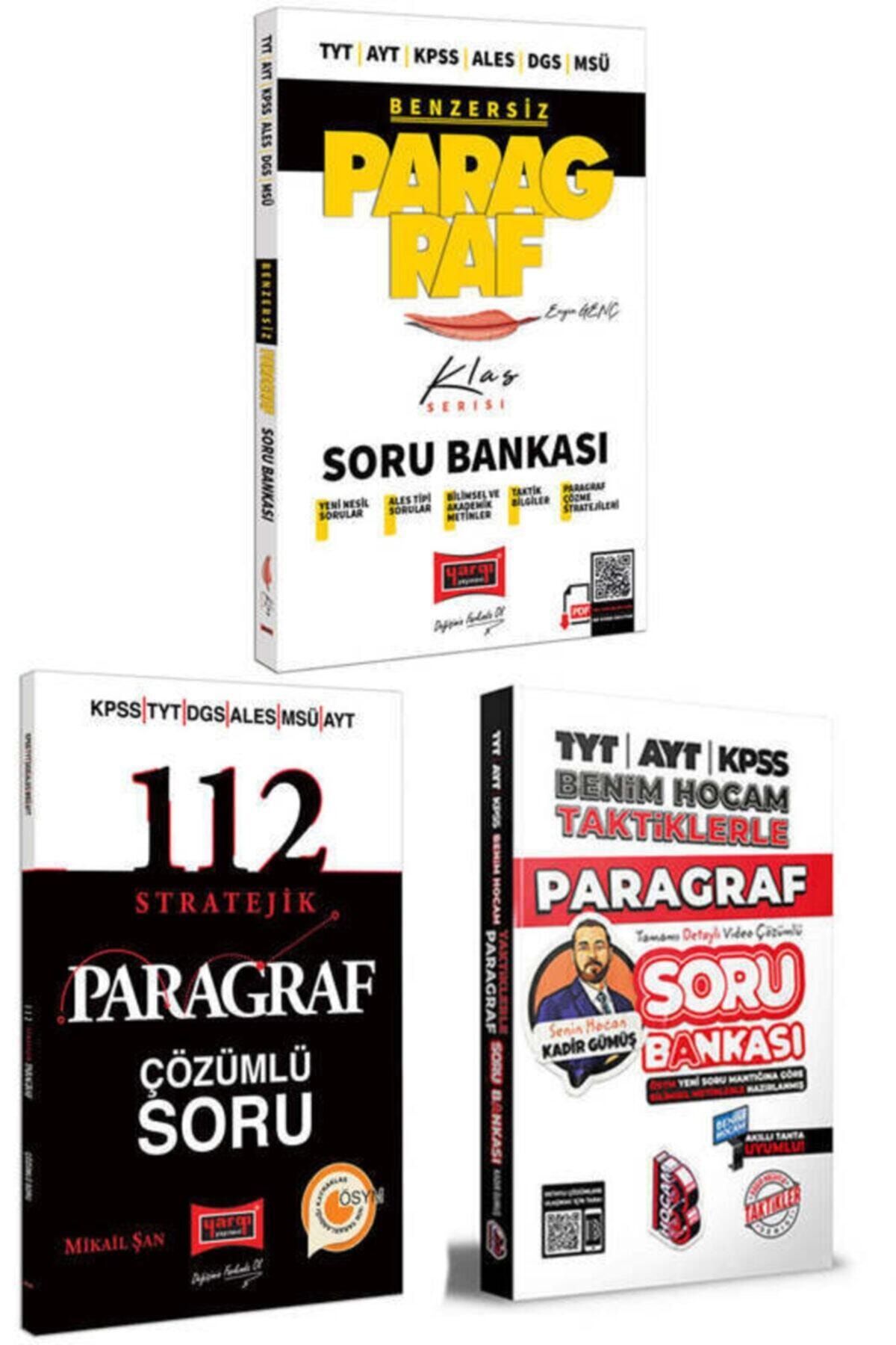 Yargı Yayınları Yargı & Benim Hocam Yayınları 2022 Şampiyonların Tercihi Paragraf Soru Bankası Seti